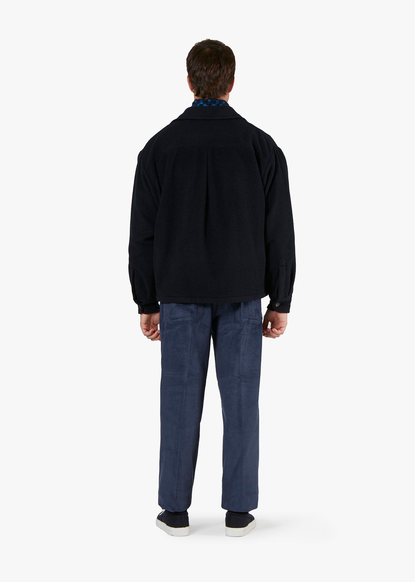 Doppiaa Aartemide Wool Jacket In Blue
