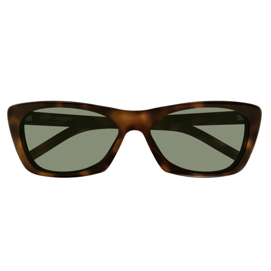 Saint Laurent Sl 613003 Havana Havana Green In Brown