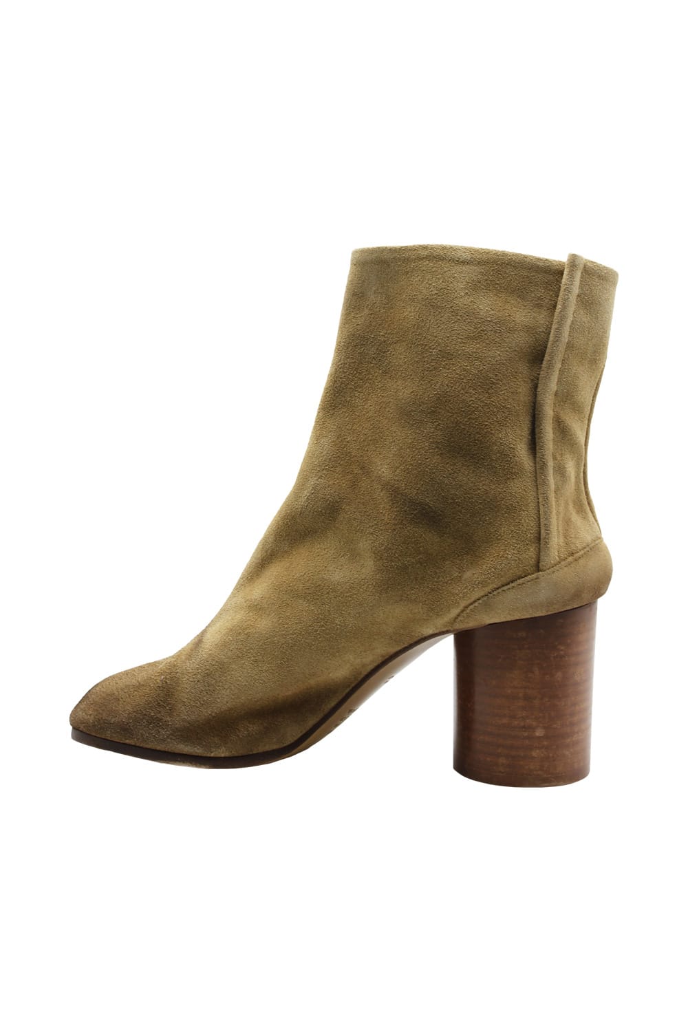 Shop Maison Margiela Tabi Boots In Suede