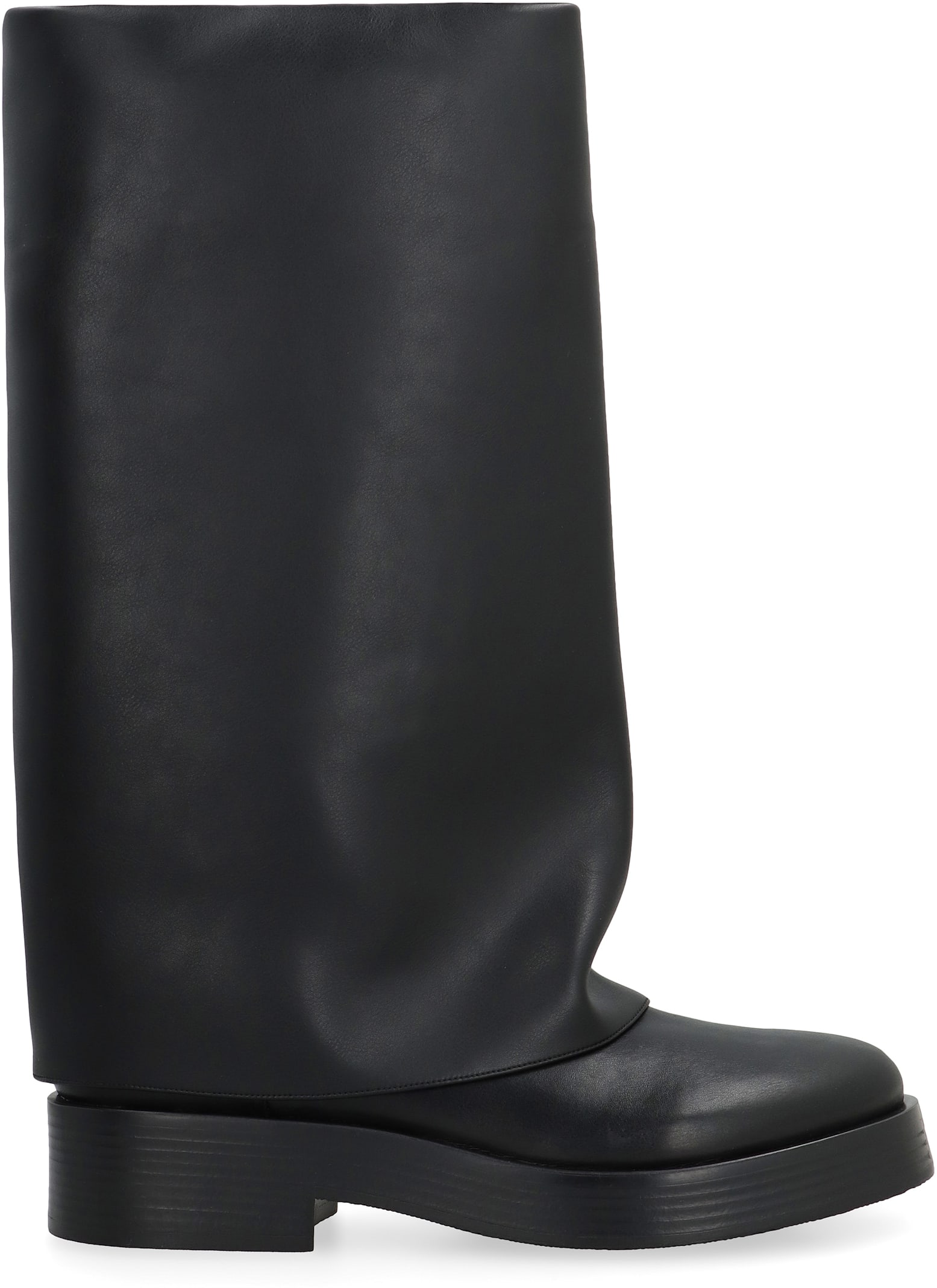 Shop Casadei Leather Boots In Black