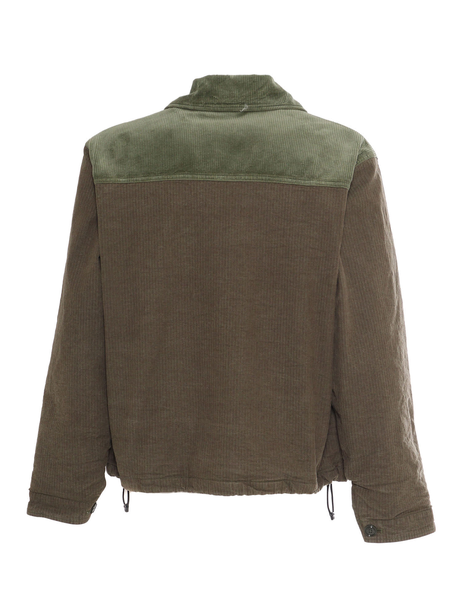 Shop Aspesi Man Jacket In Green