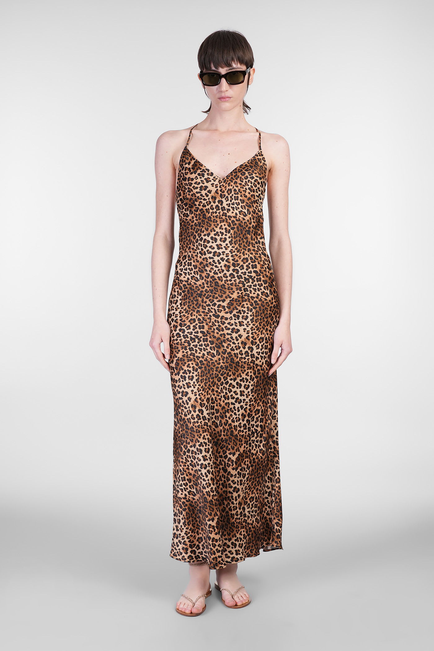 Mc2 Saint Barth Eydis In Animalier Viscose In Animal Print