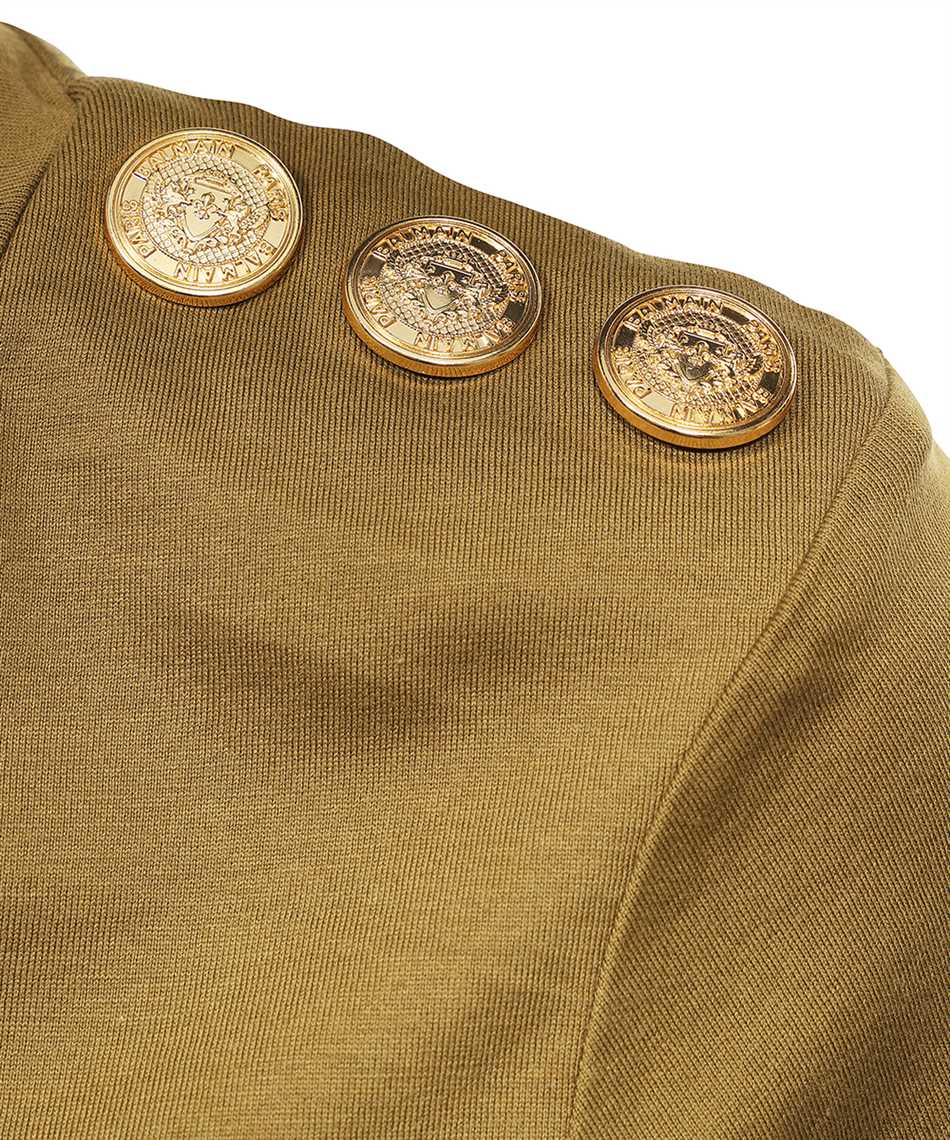 Balmain Cotton T-shirt In Green