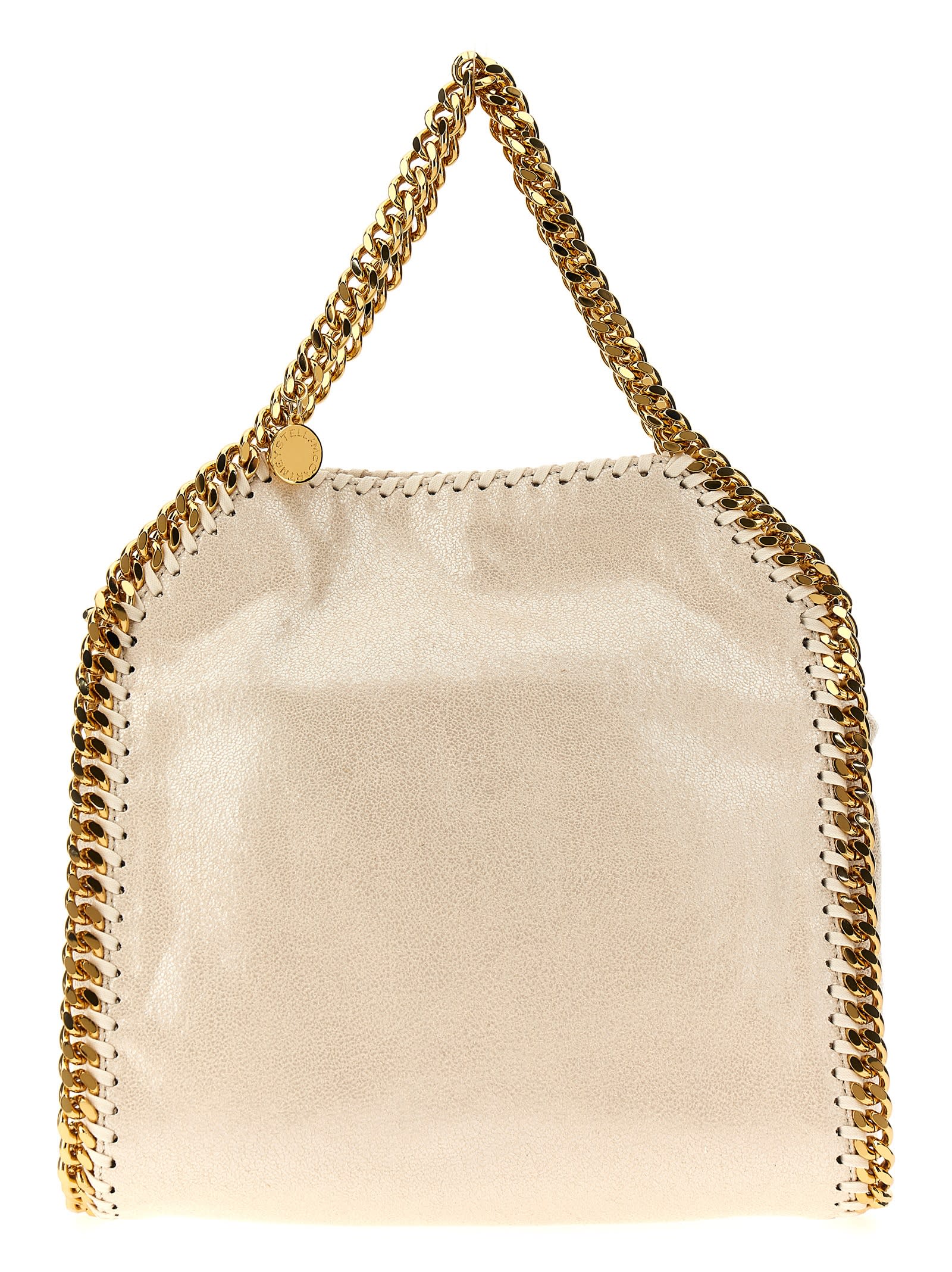 Shop Stella Mccartney Mini Falabella Handbag In Pink