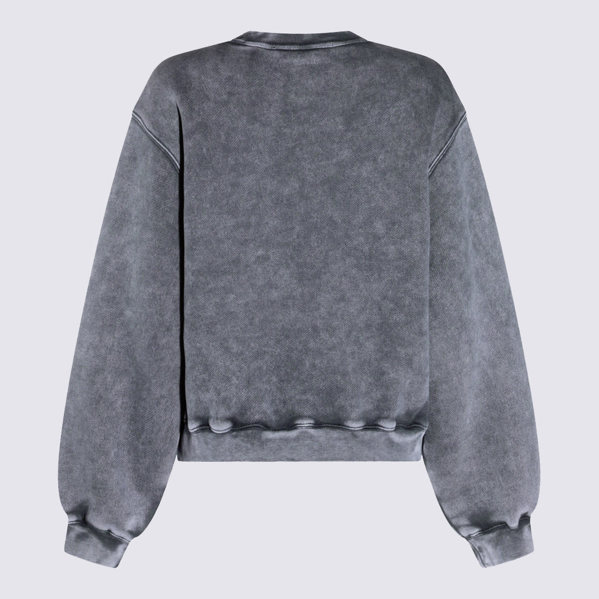 Alexander Wang Grey Cotton Sweatshirt In Gray
