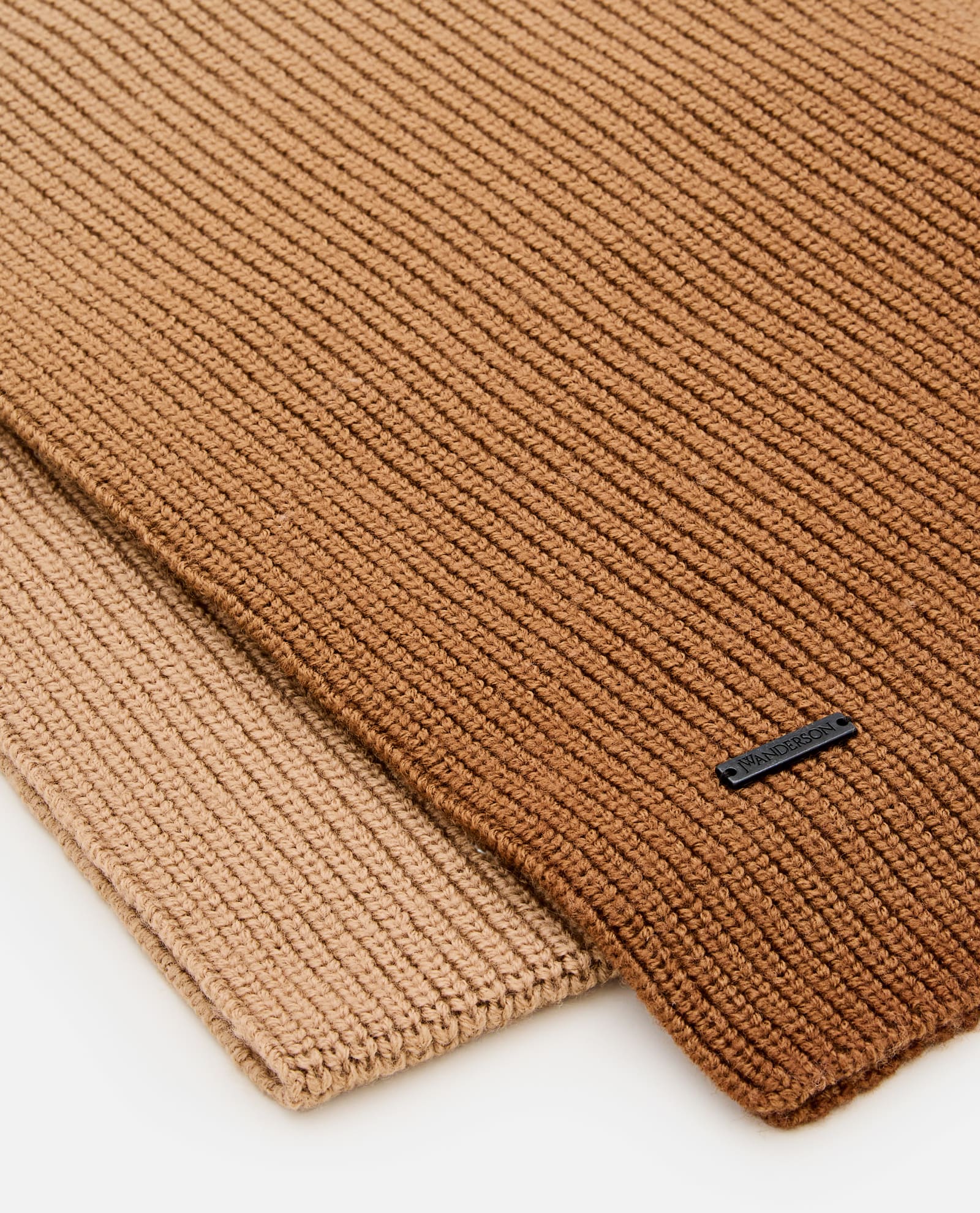 Shop Jw Anderson Gradient Scarf In Brown