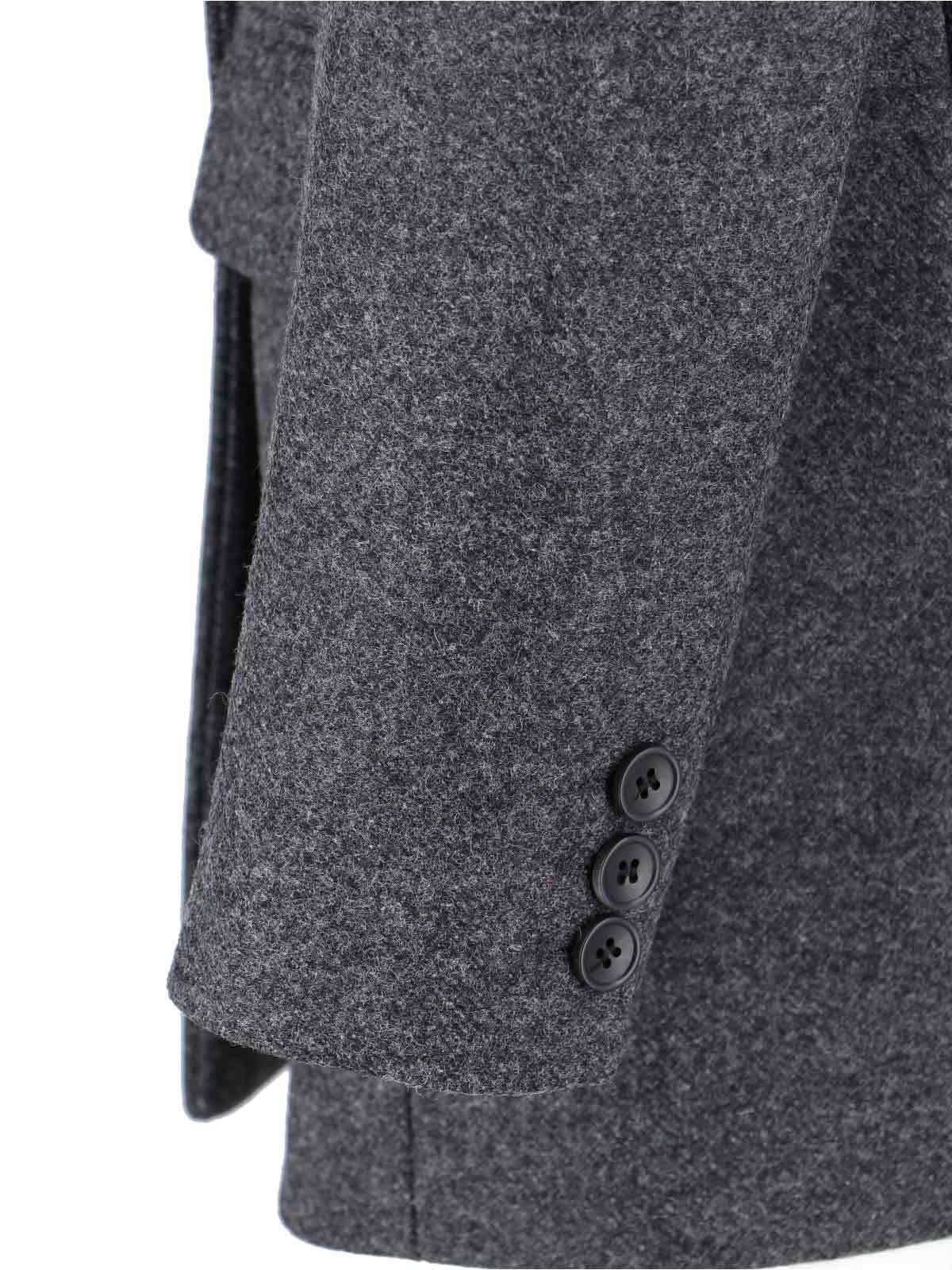 Isabel Marant Double-breasted Jacket With Notched Lapels In Gray