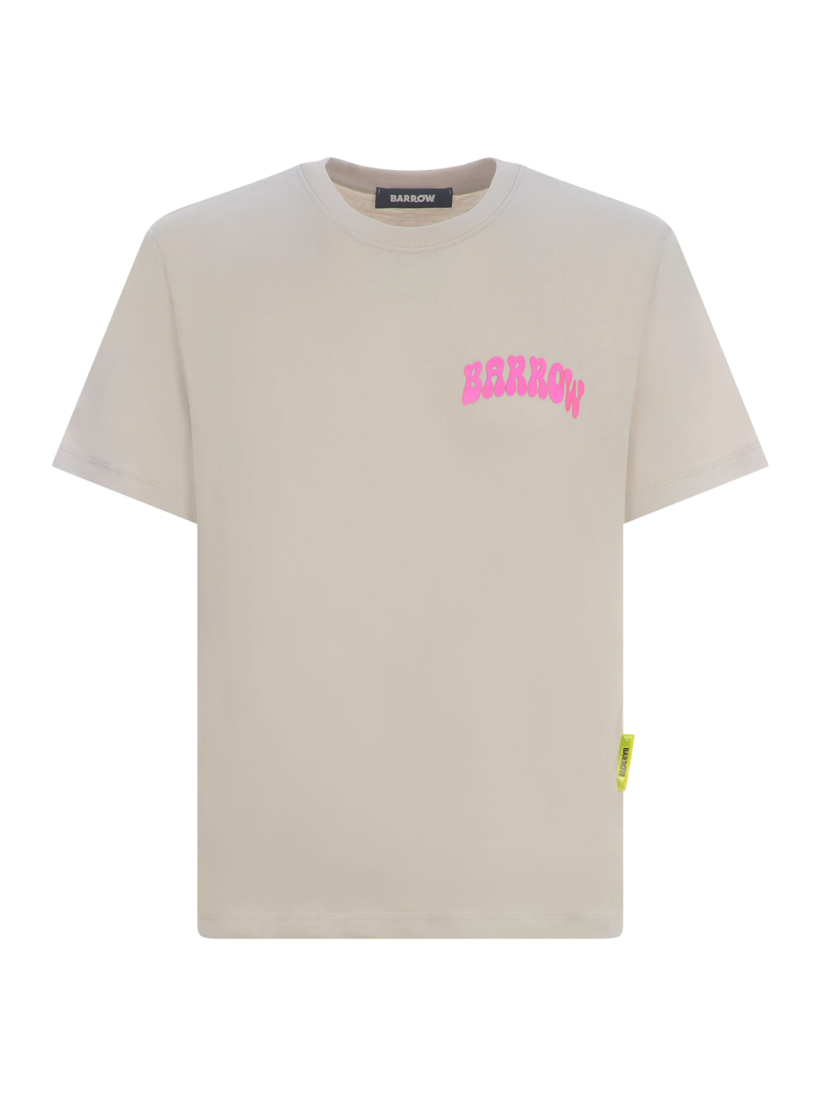 Shop Barrow T-shirt  In Cotton In Beige