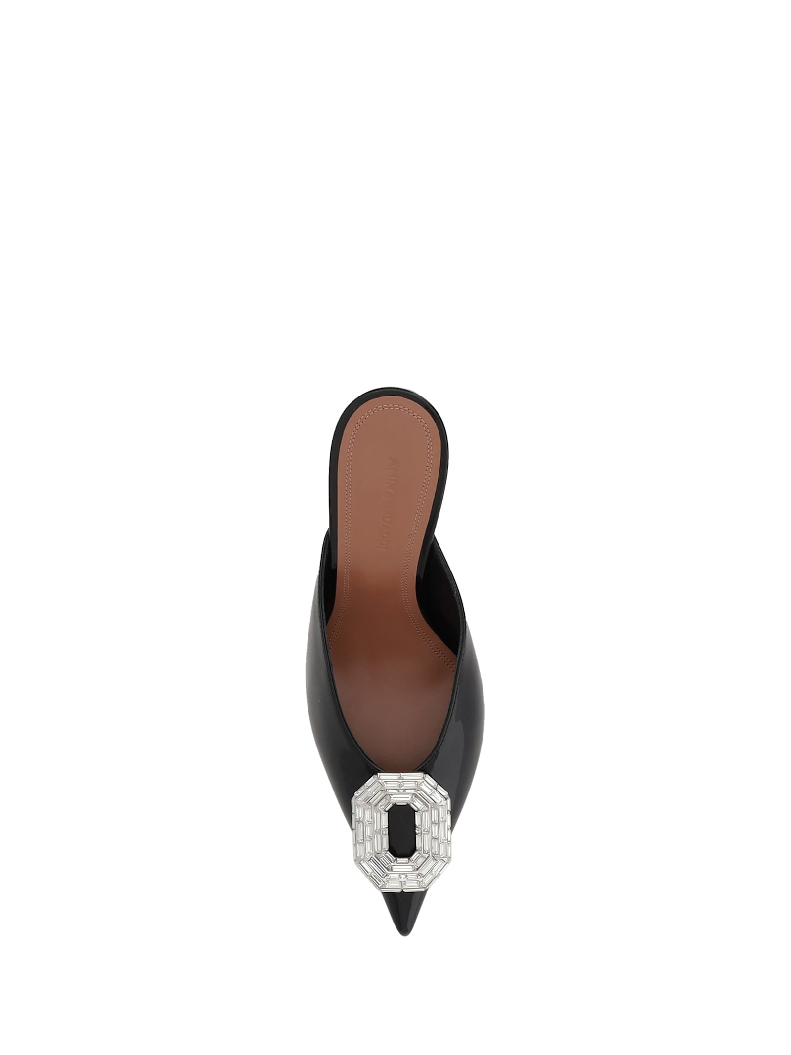 Amina Muaddi Camelia Mules In Multi