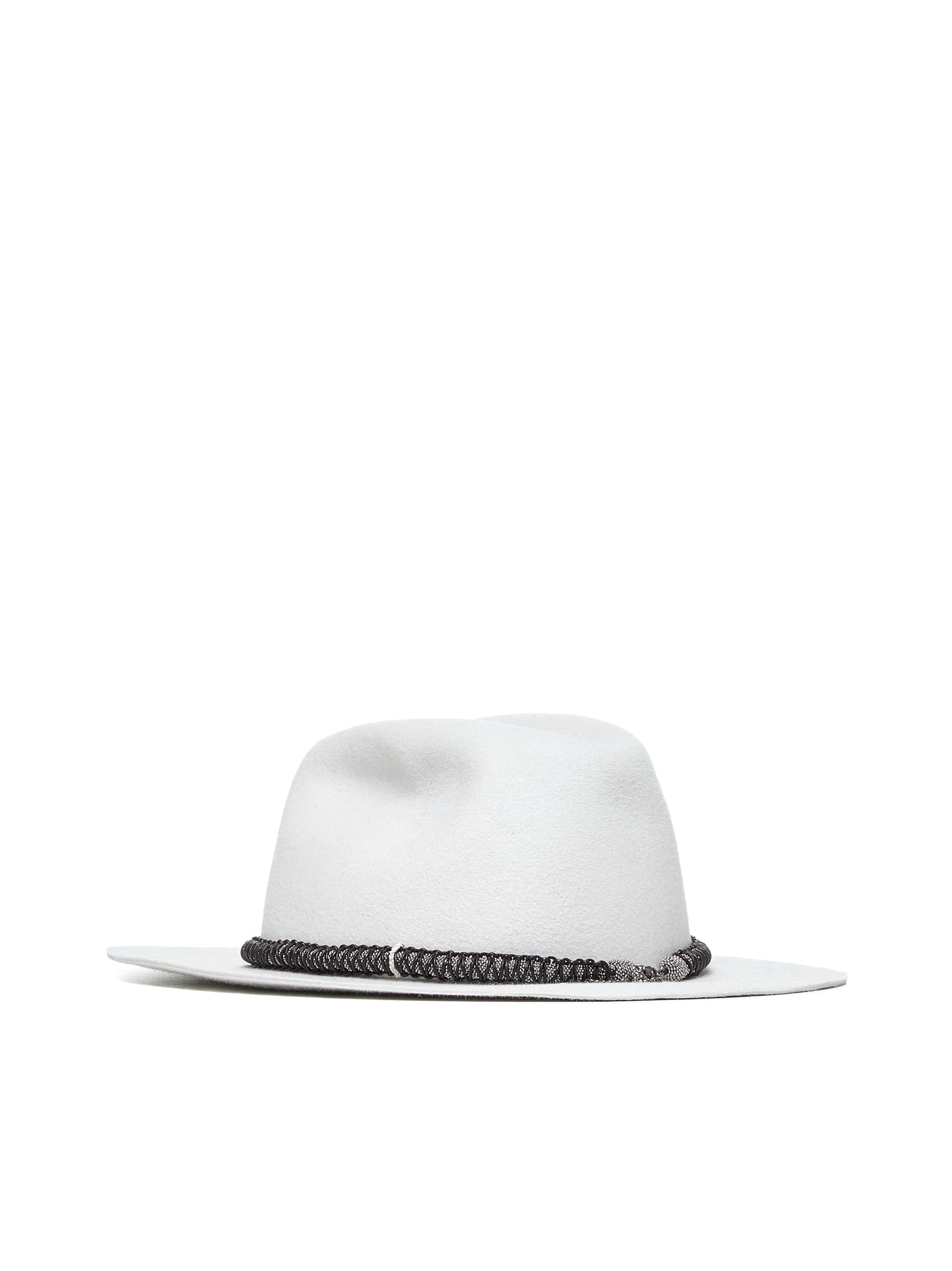 Shop Brunello Cucinelli Hat In Ivory