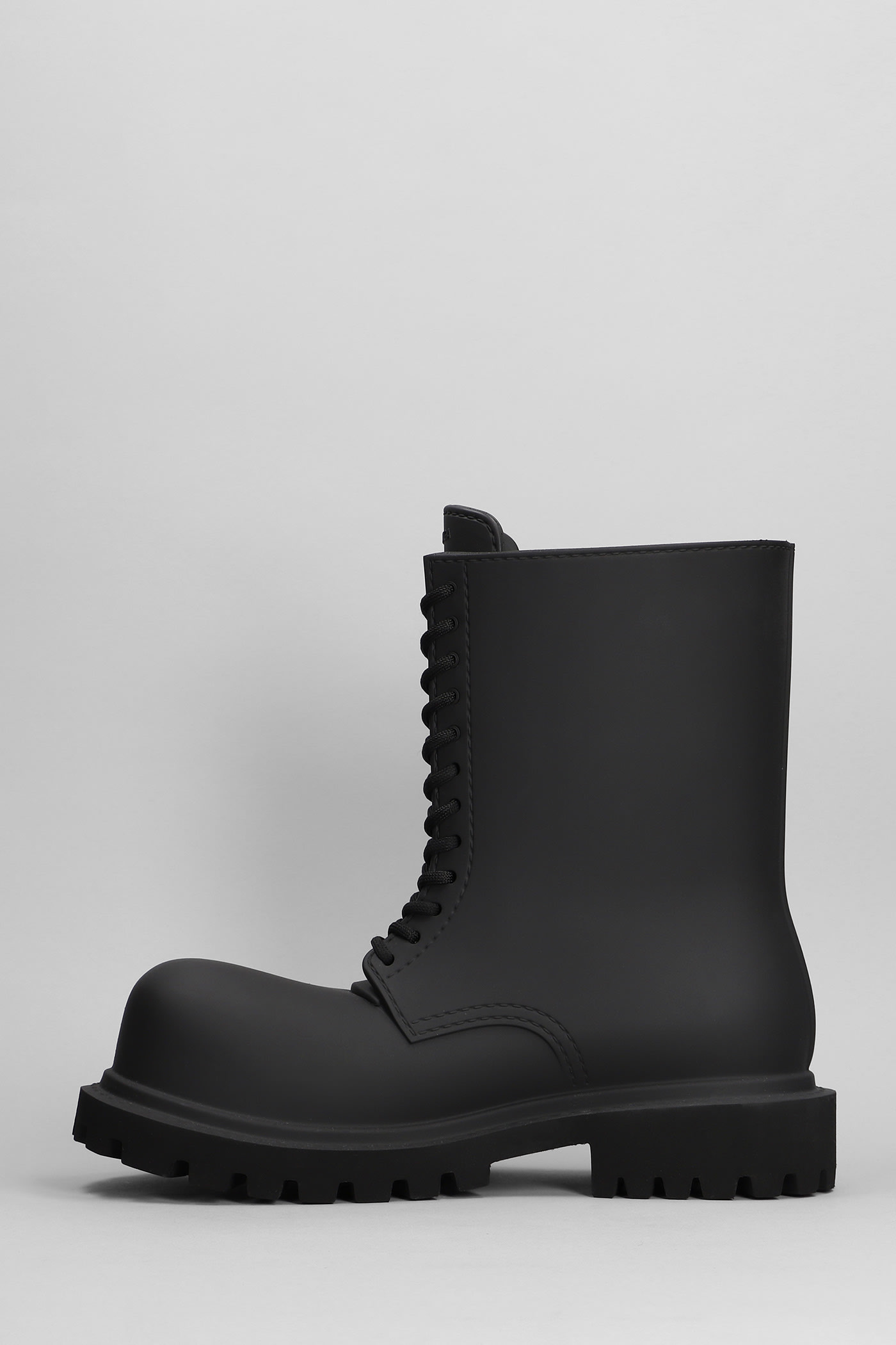 Shop Balenciaga Steroid Boot Combat Boots In Black Eva