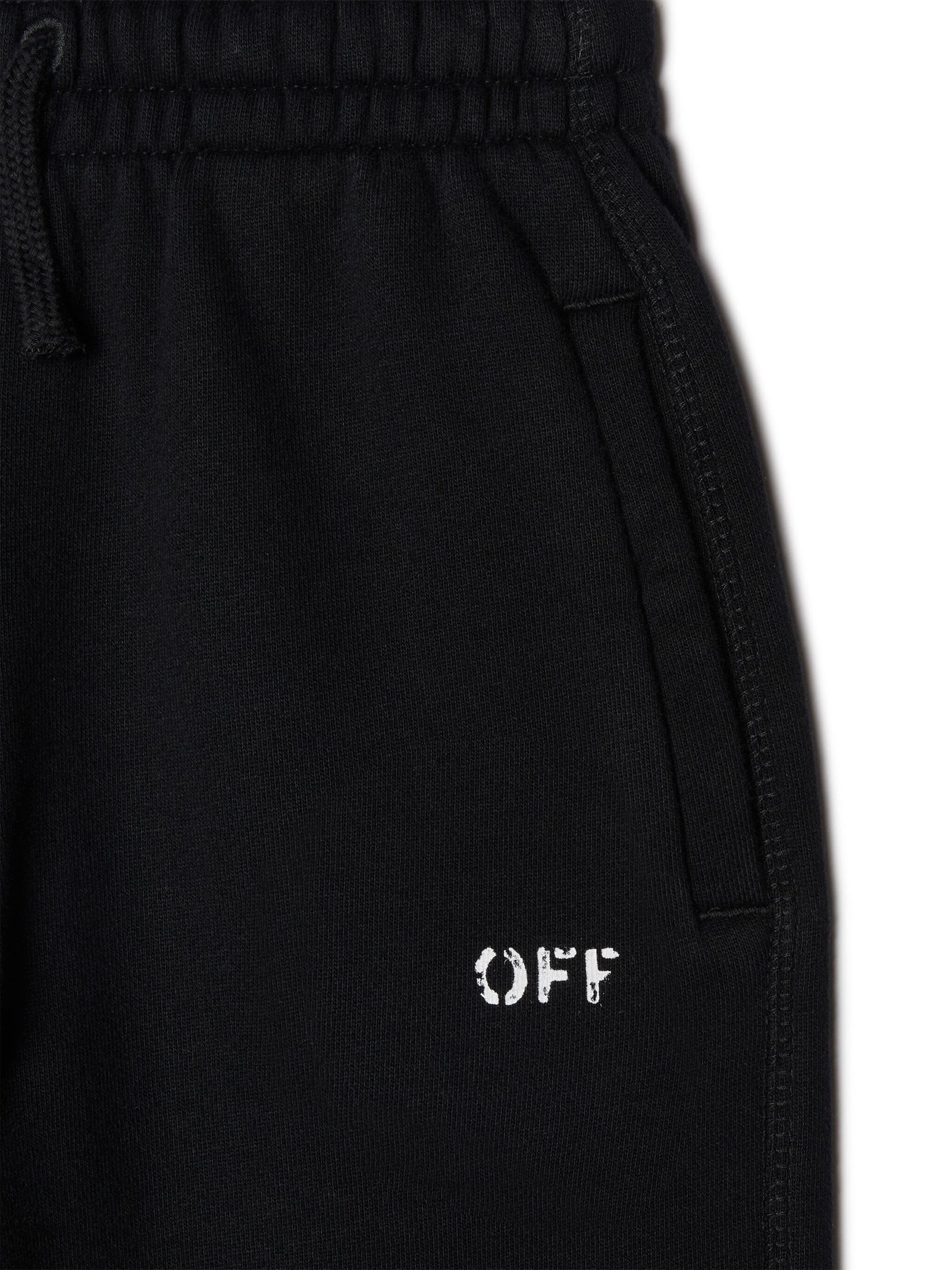 OFF-WHITE OFF WHITE TROUSERS BLACK 