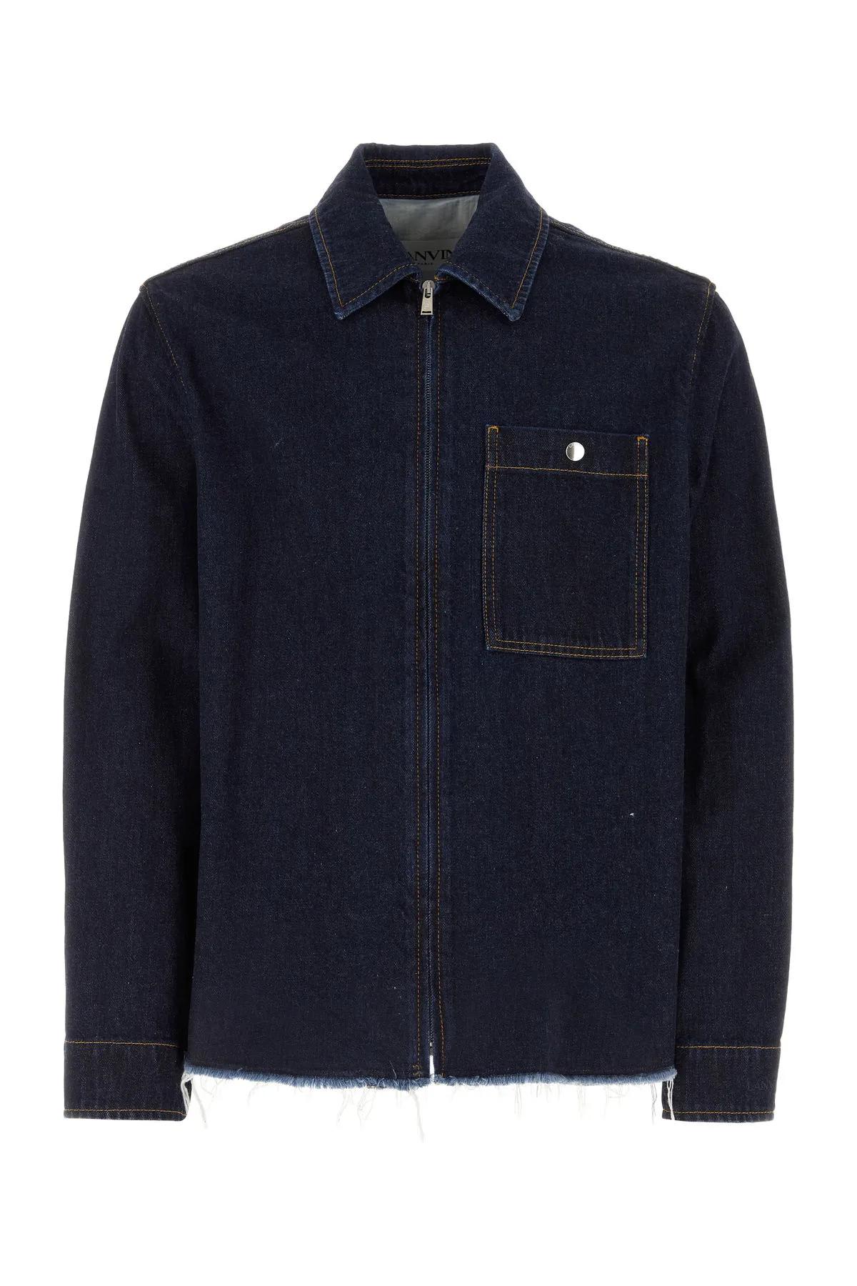 Dark Blue Denim Shirt