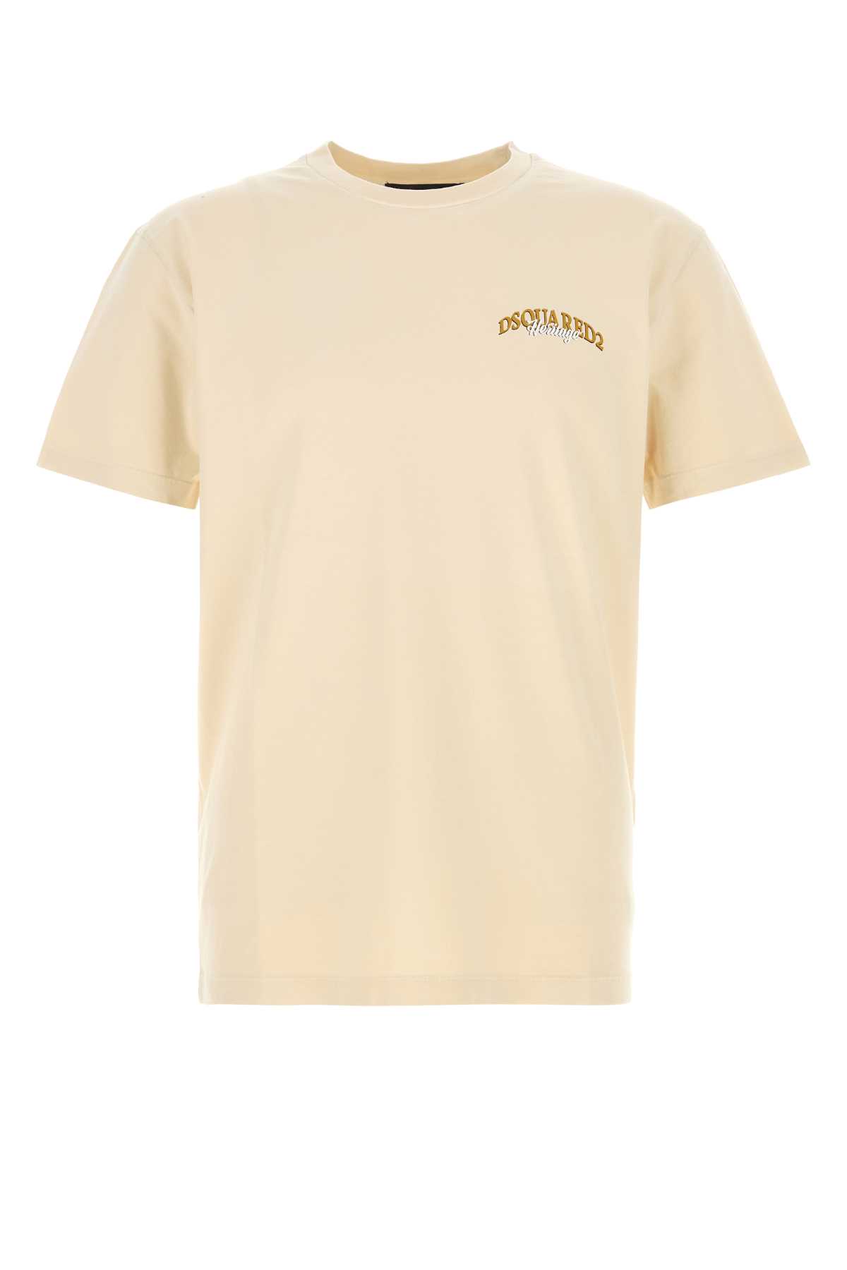 Dsquared2 Casual Crew Neck T-shirt With Subtle Logo In Multi