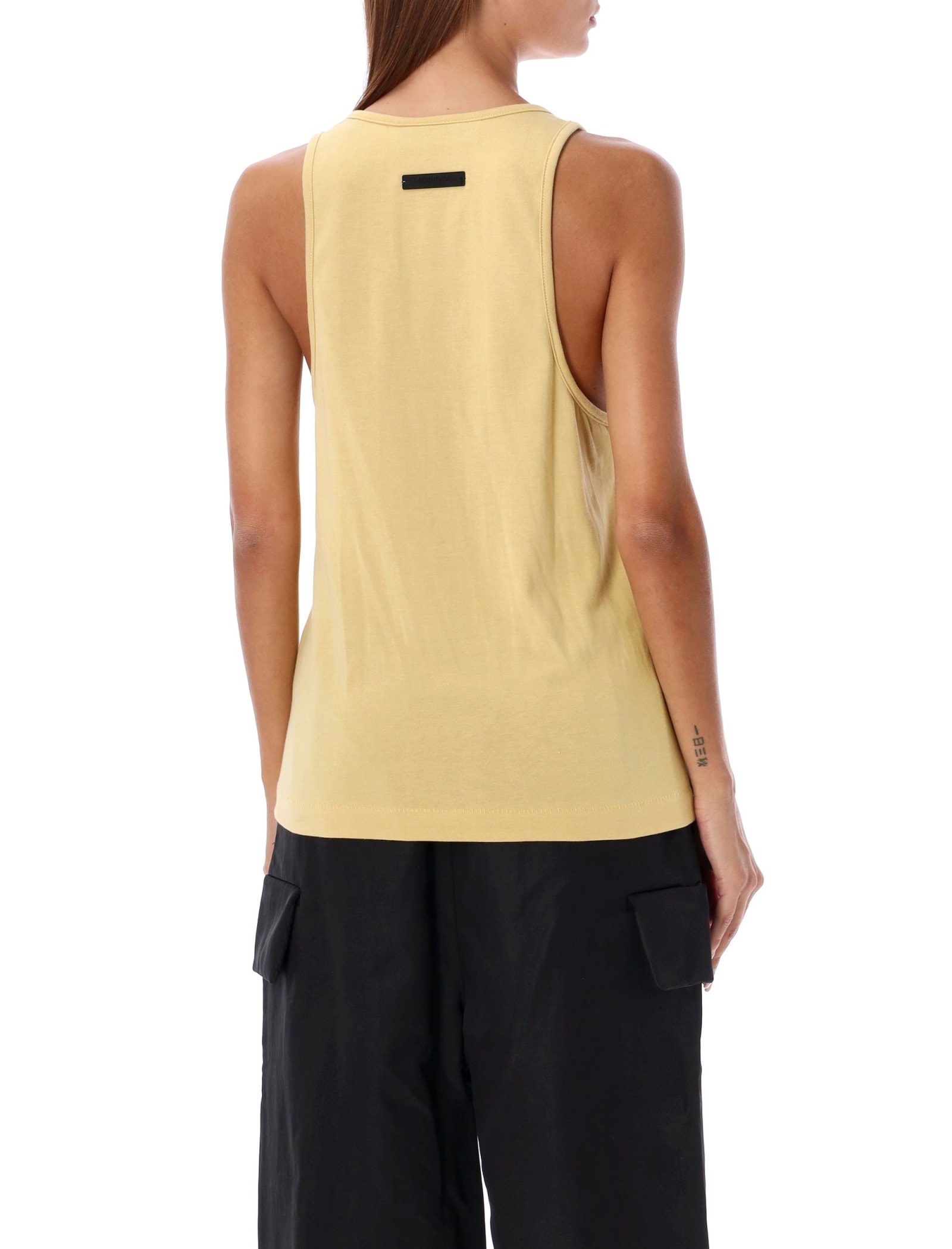 Fear Of God Tri Blend Tank Top In Amber