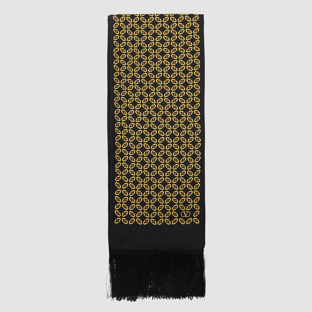 Black And Gold Silk Scarves