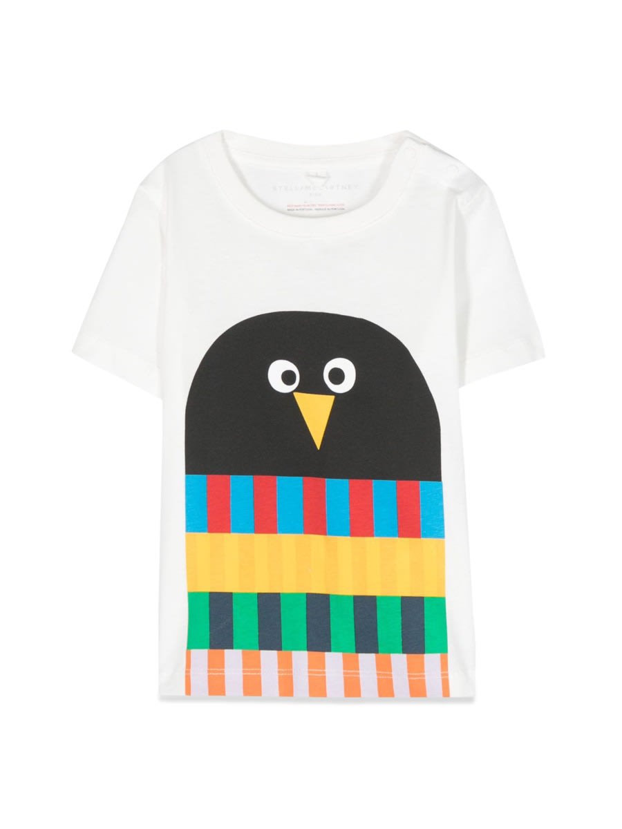 Shop Stella Mccartney Penguin T-shirt In Ivory