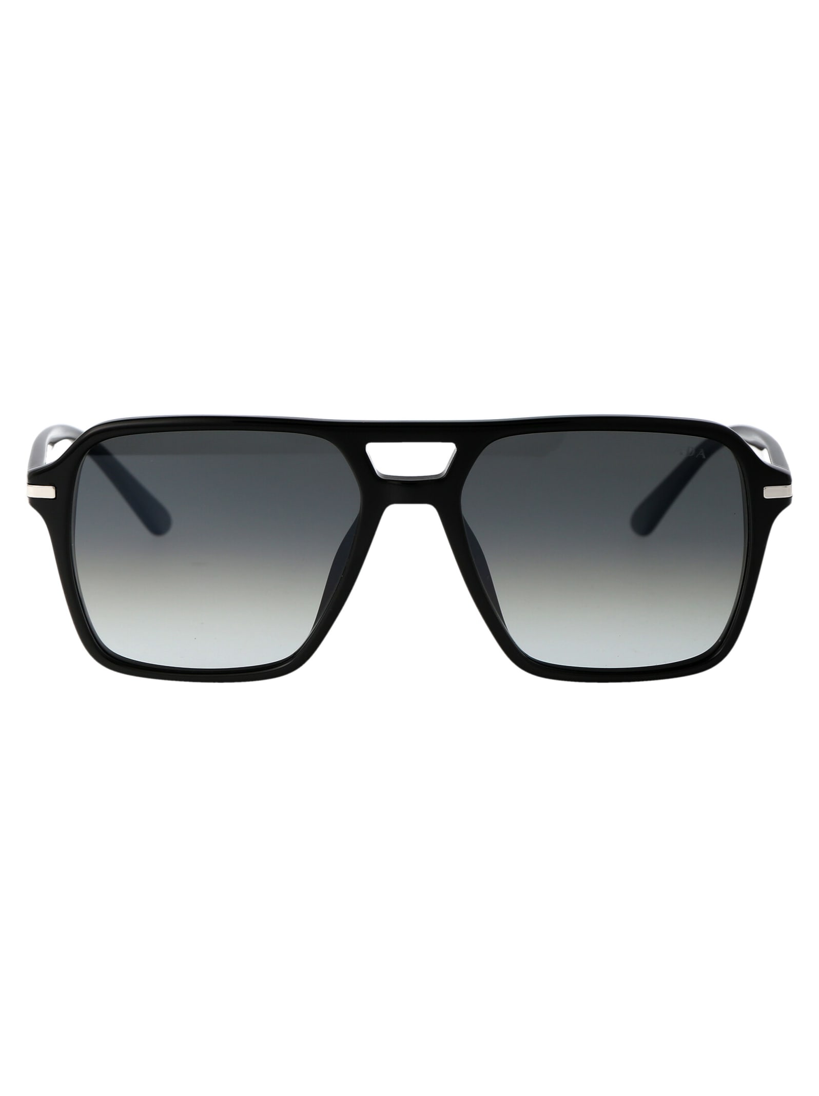 Shop Prada 0pr 20ys Sunglasses In 1ab06t Black