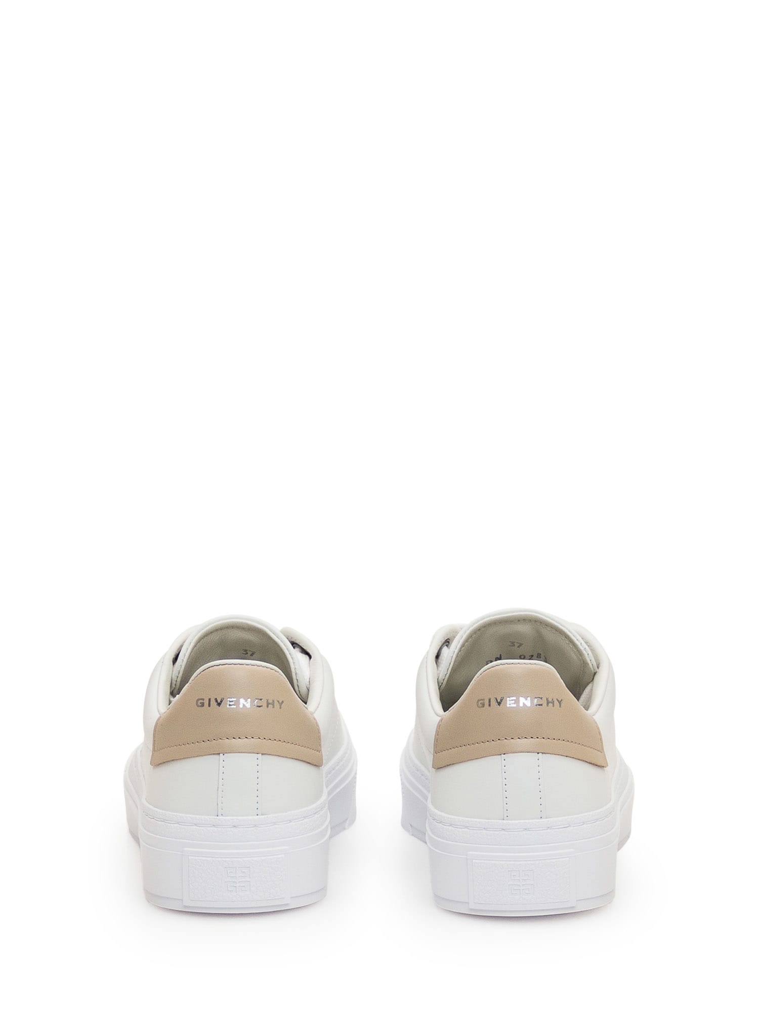 Shop Givenchy City Sport Sneaker In White Beige