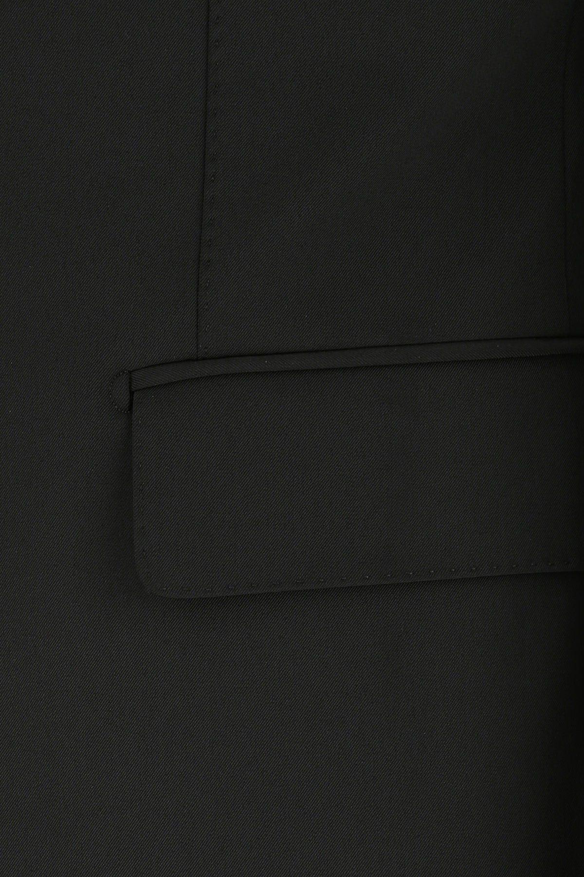 Shop Dolce & Gabbana Black Stretch Polyester Blazer In Nero