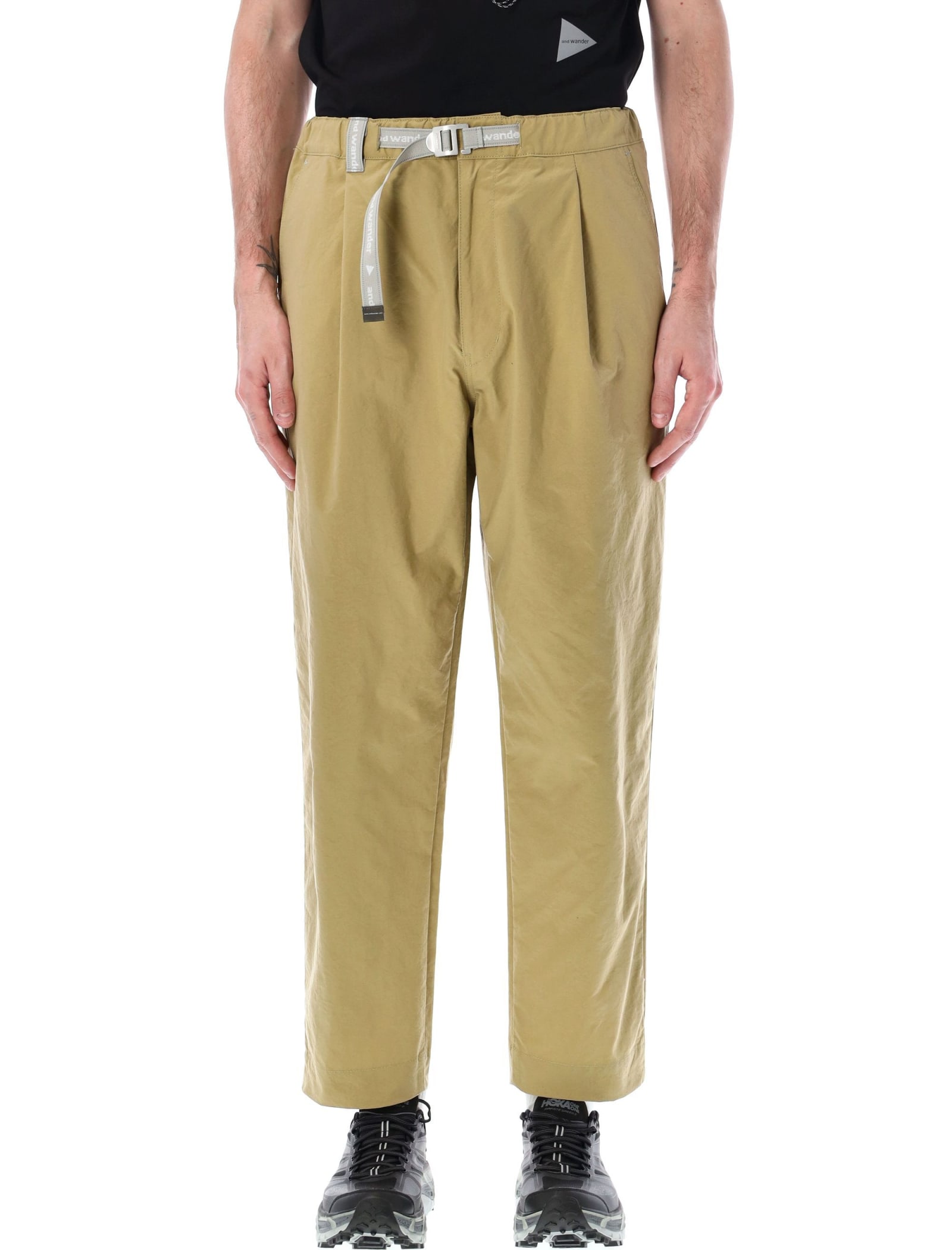 Shop And Wander Tapered Chino Pants In Beige