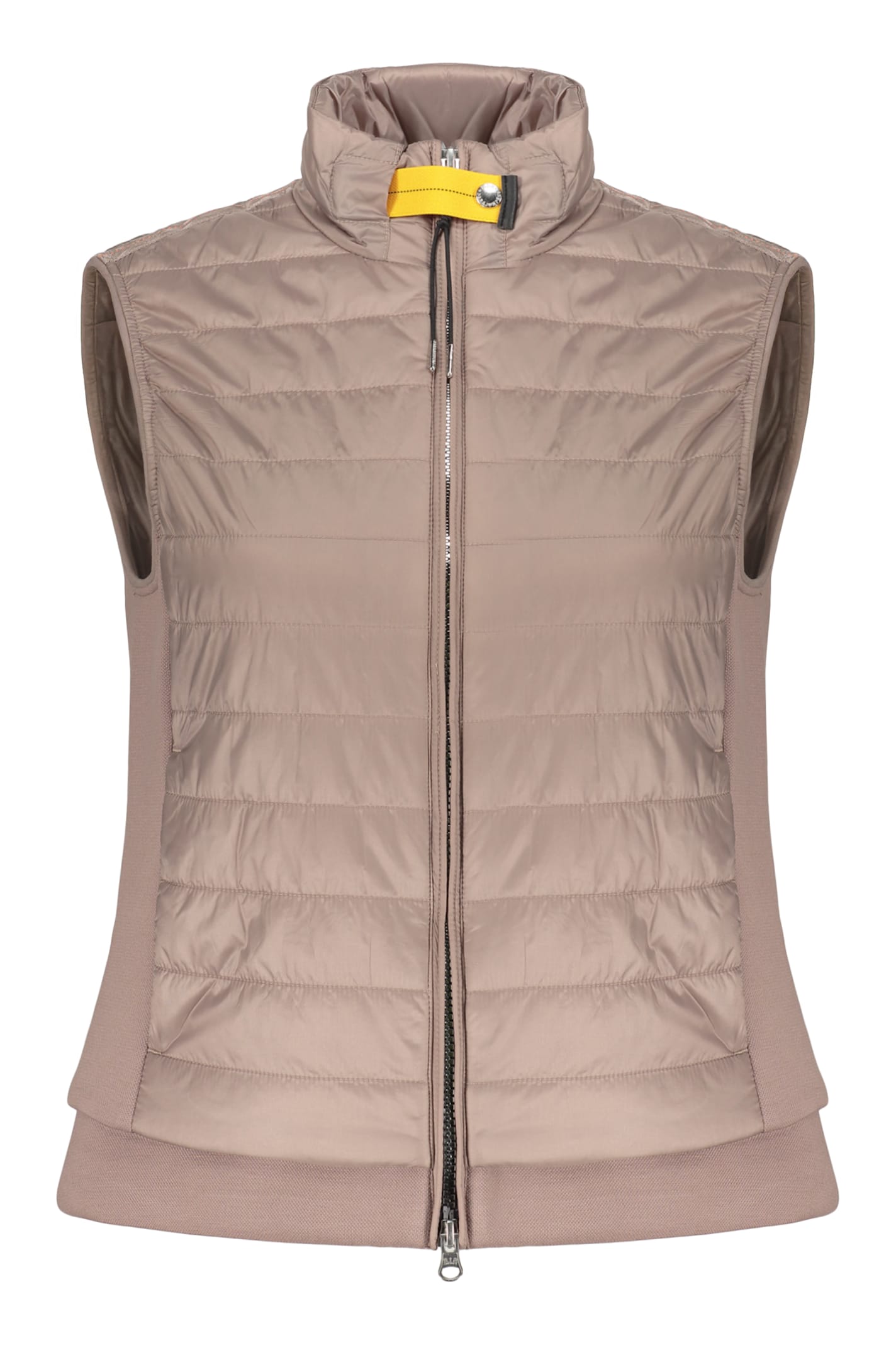 Parajumpers Lightweight Sleeveless Jacket With Zip And Pockets In Brown