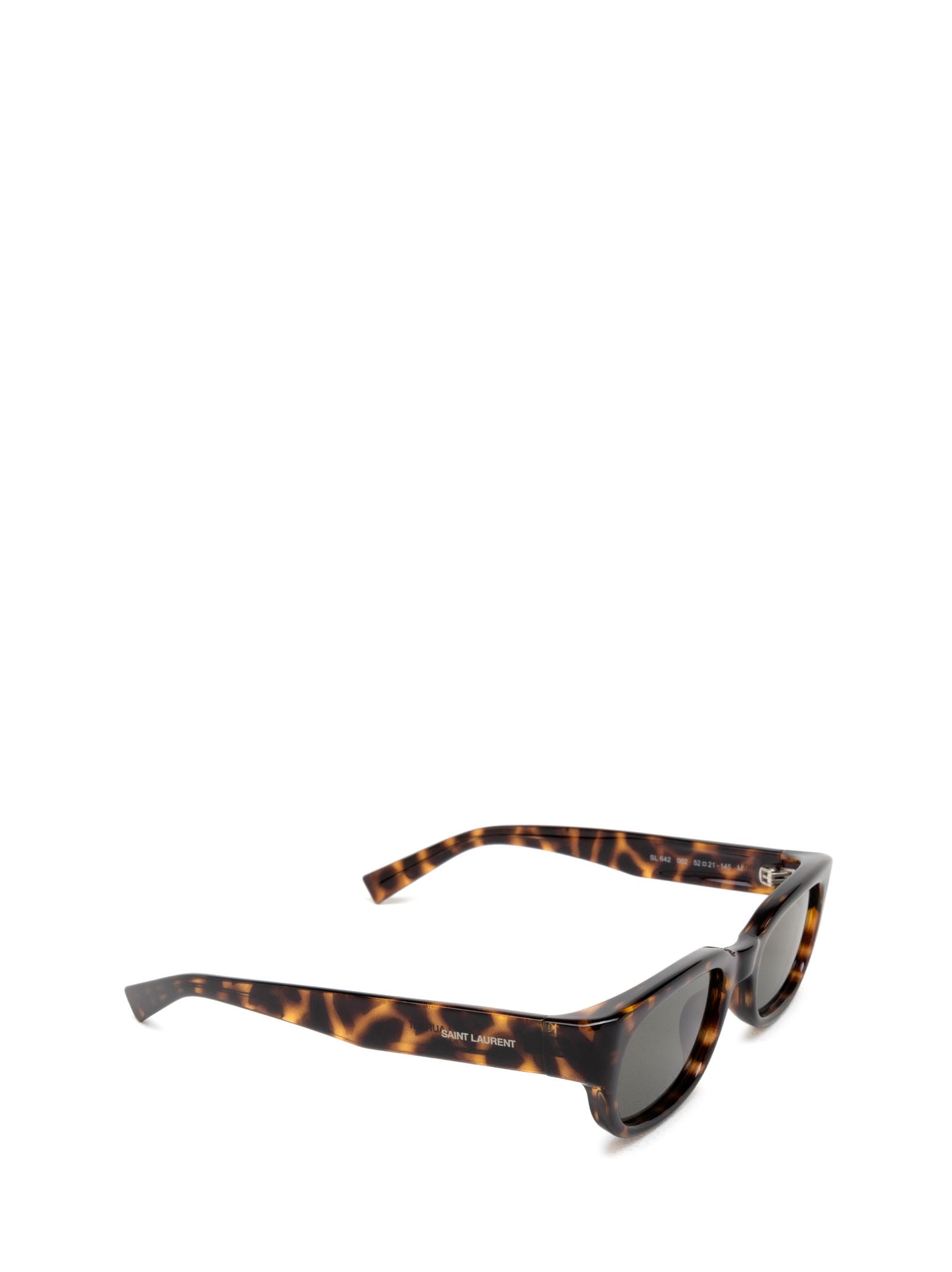 Shop Saint Laurent Sl 642 Havana Sunglasses