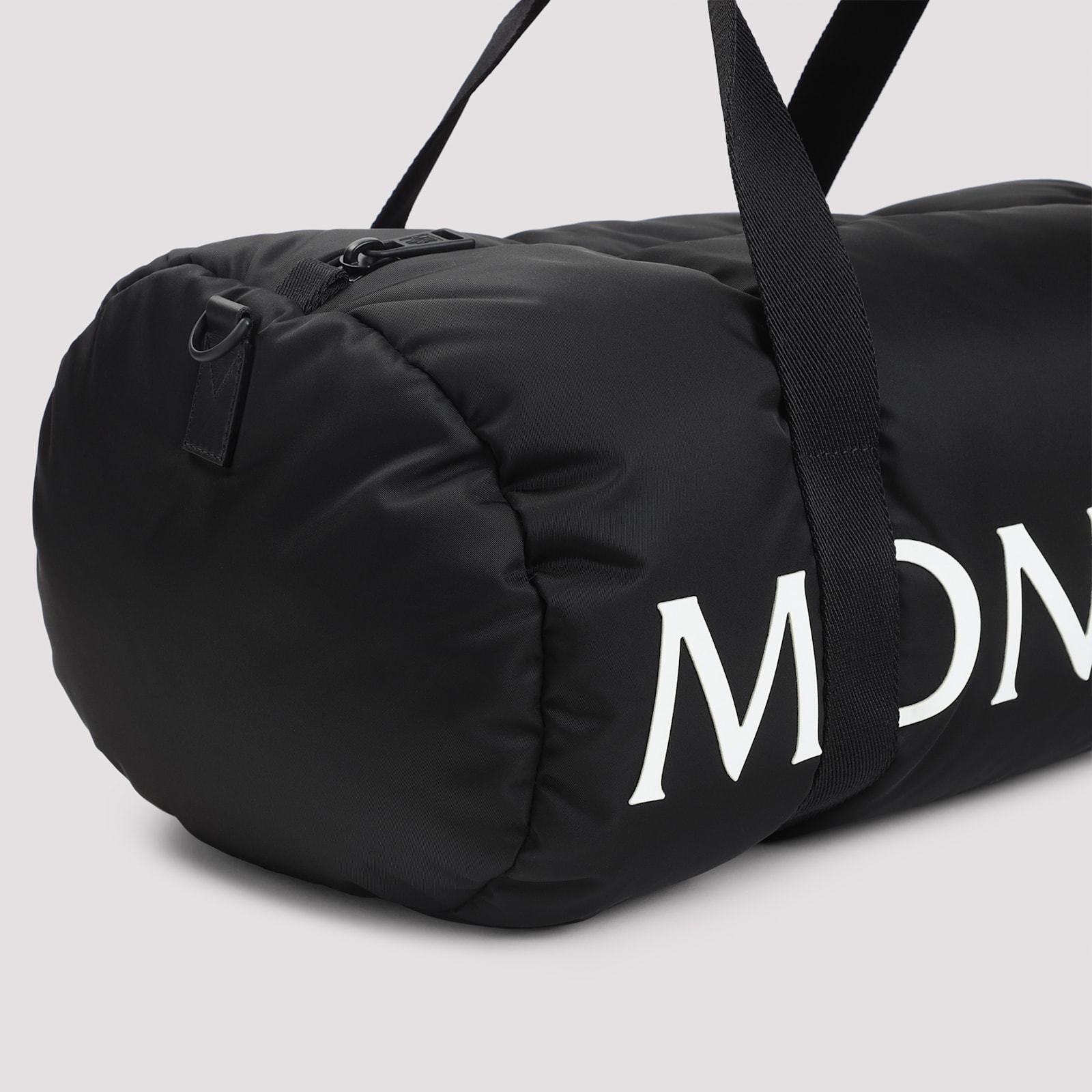 Moncler Duddle Gym Weekeng Black Polyamide Tote Bag In Black