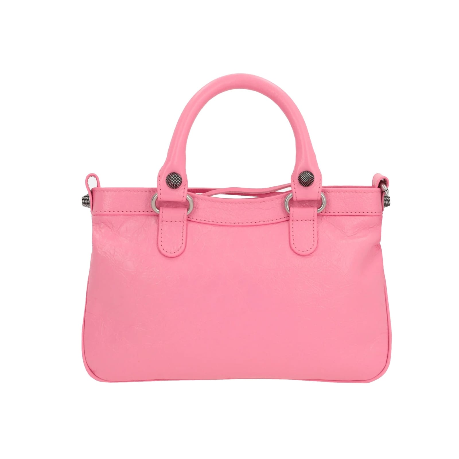 Shop Balenciaga Cagole Small Bag In Pink