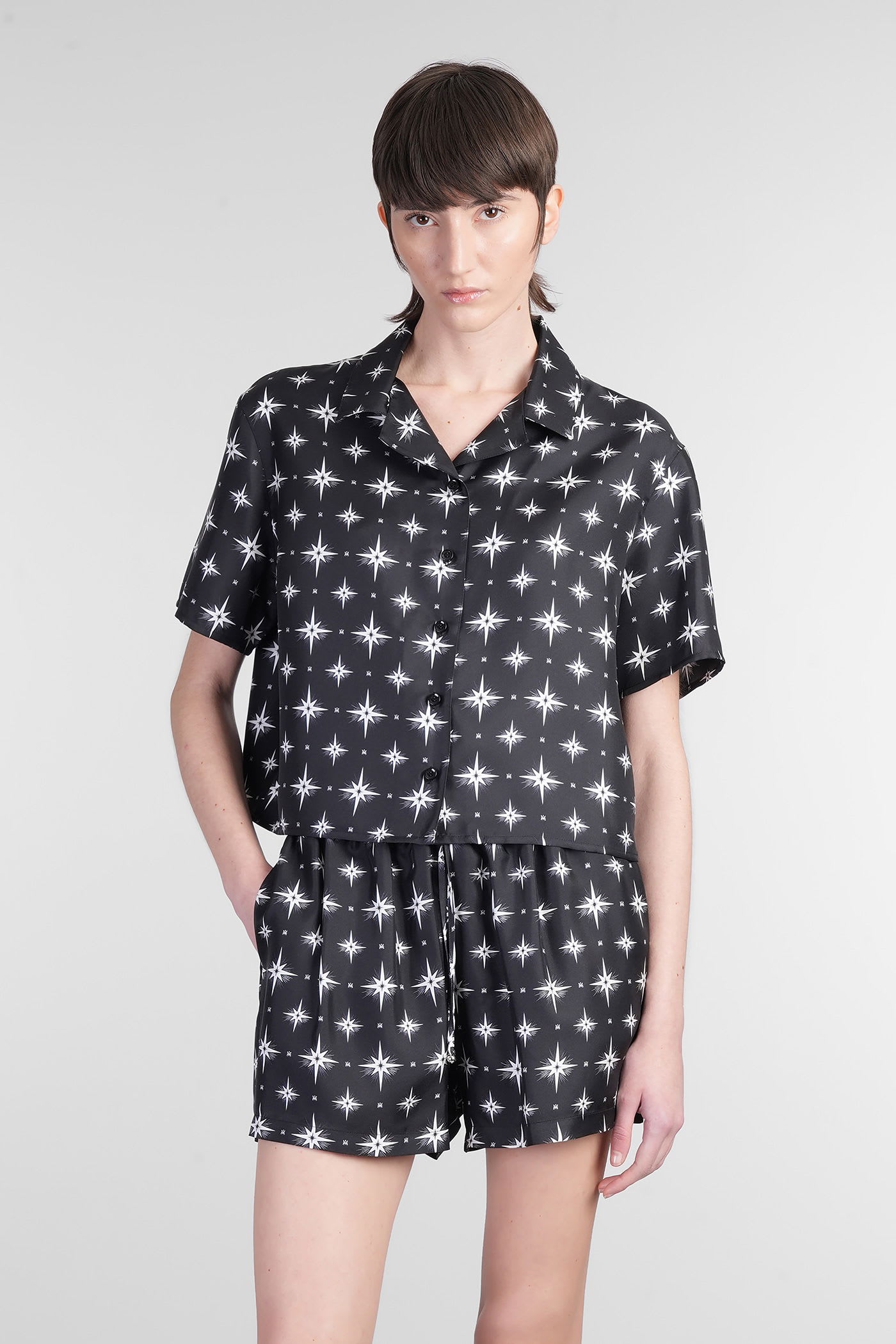 Amiri Starburst Shirt In Black