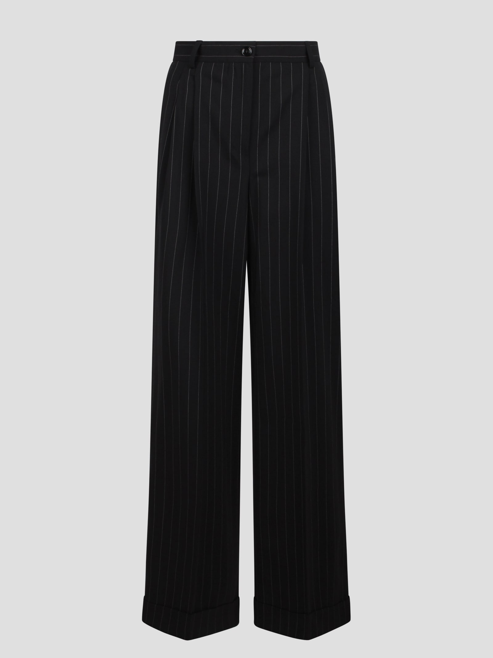 Shop Dolce & Gabbana Pinstriped Trousers