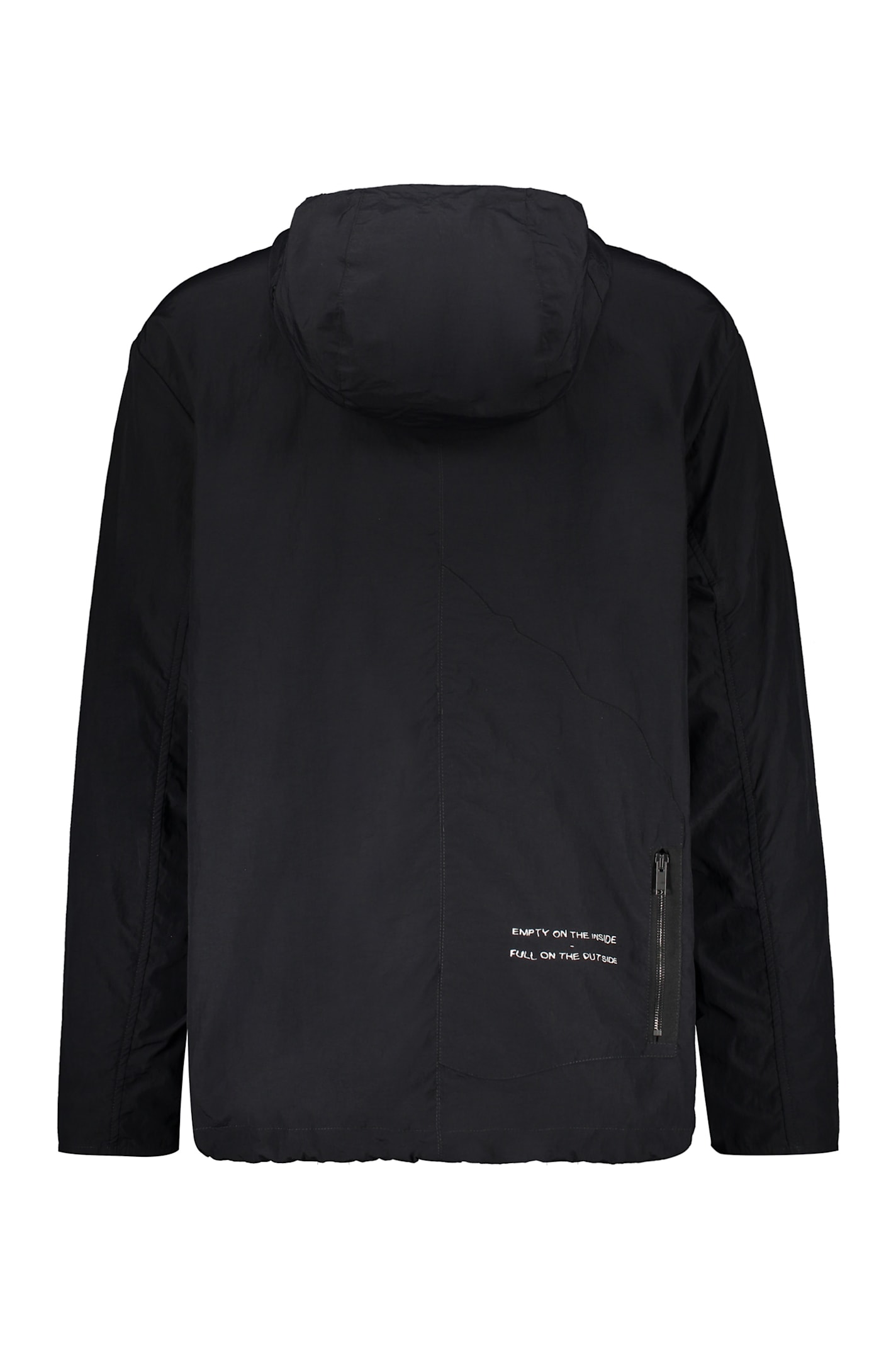 Iso.poetism Techno Fabric Jacket In Black