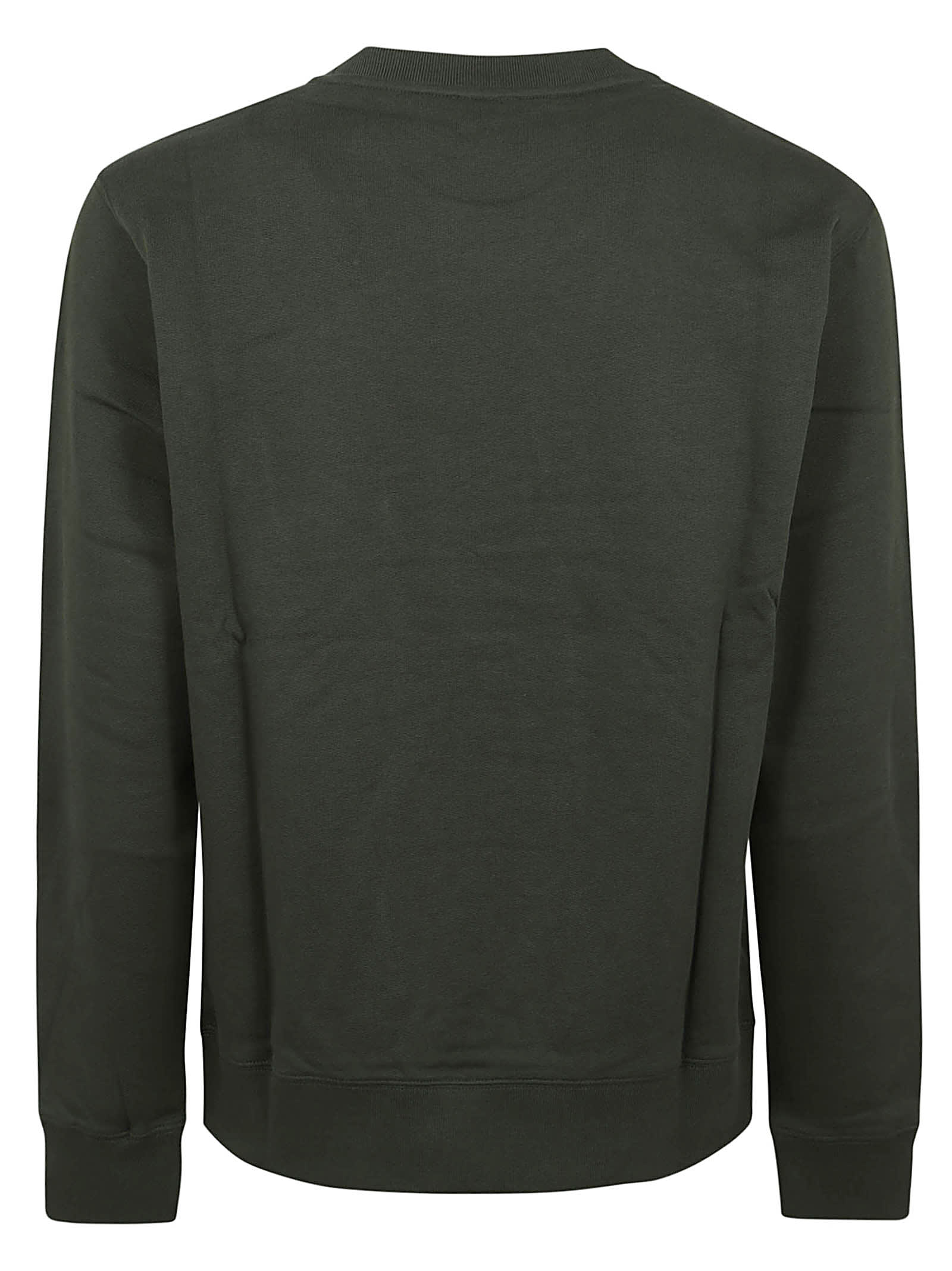 Shop Kenzo Sweatshirt In Dark Khaki