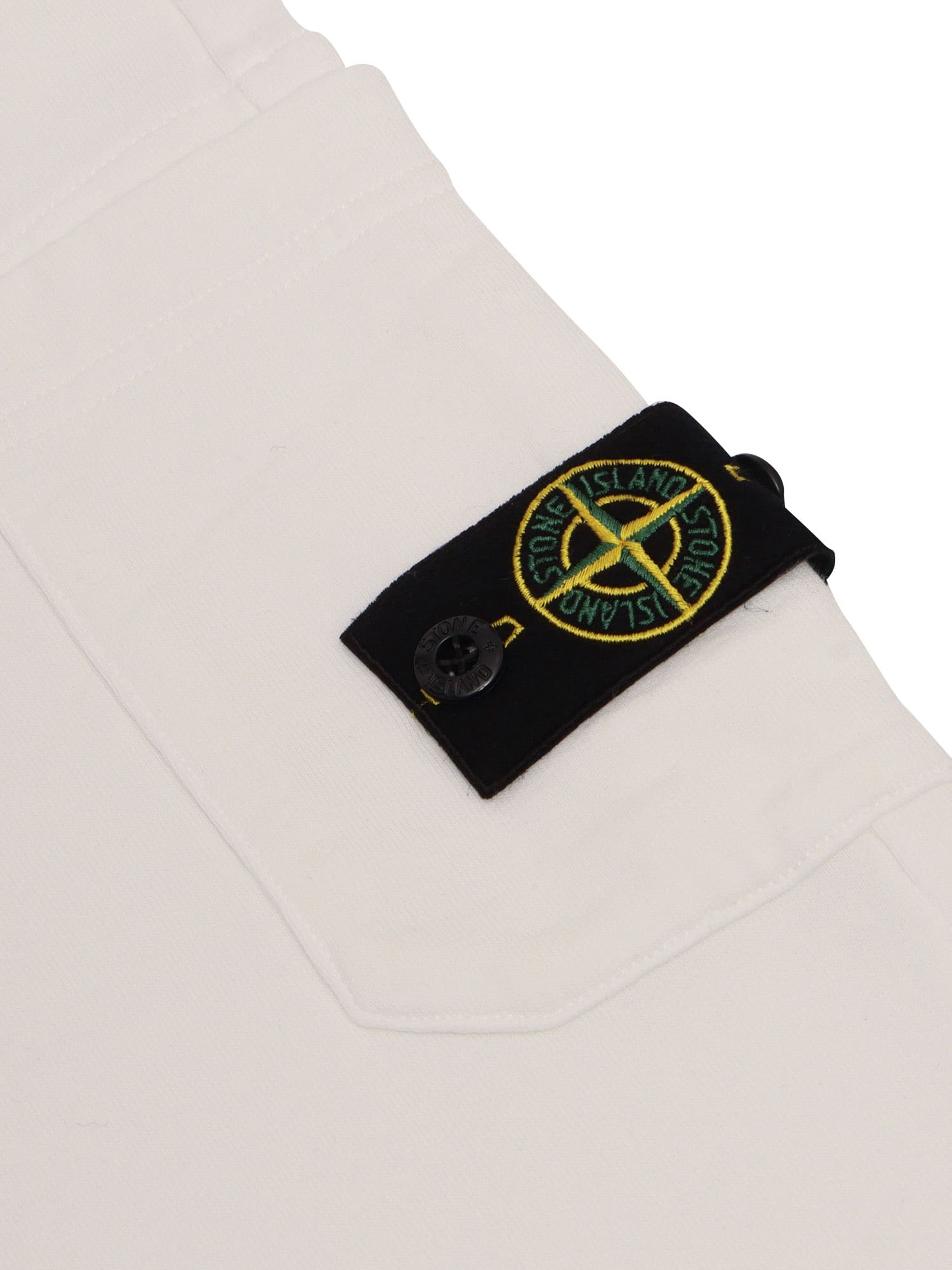 Stone Island Sweatpants In White