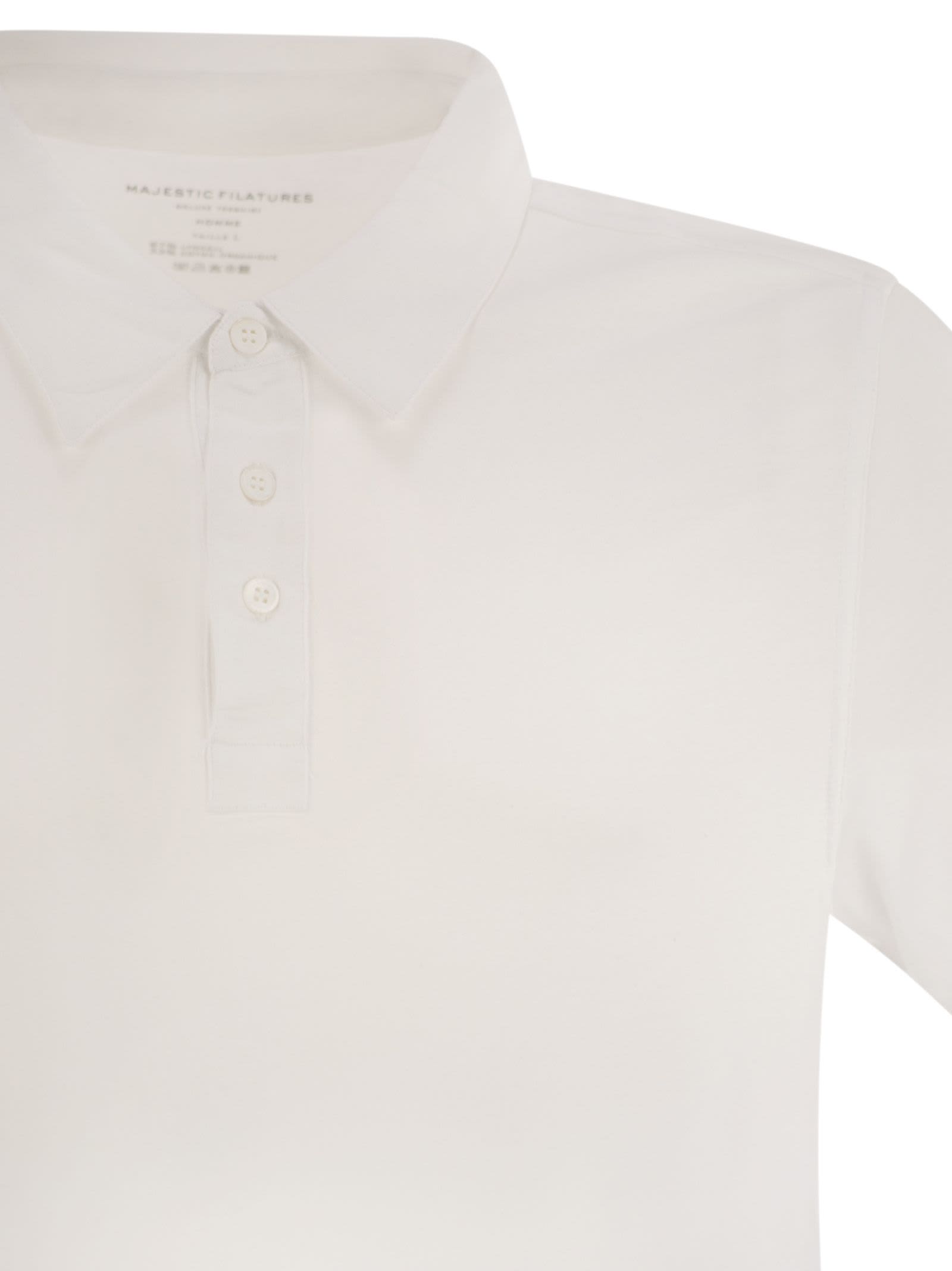 Majestic Lyocell And Cotton T-shirt