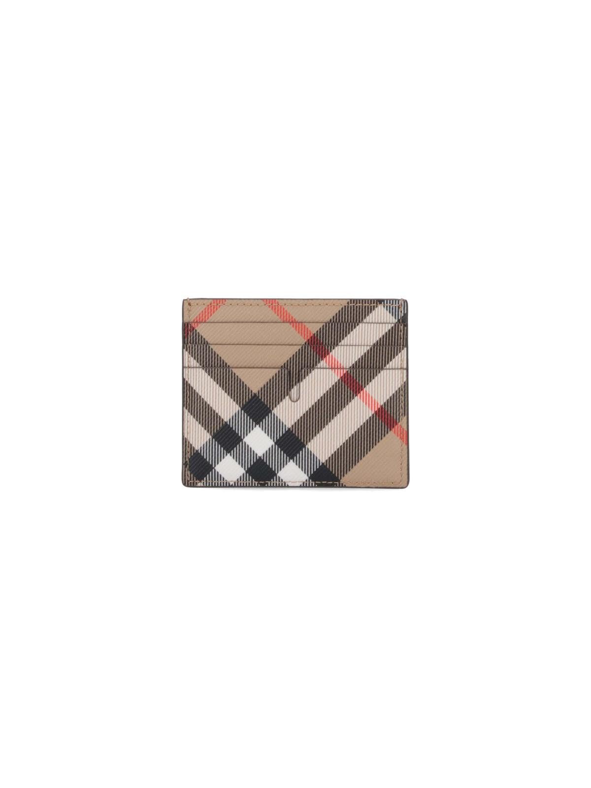 BURBERRY VERTICAL CARD HOLDER CHECK