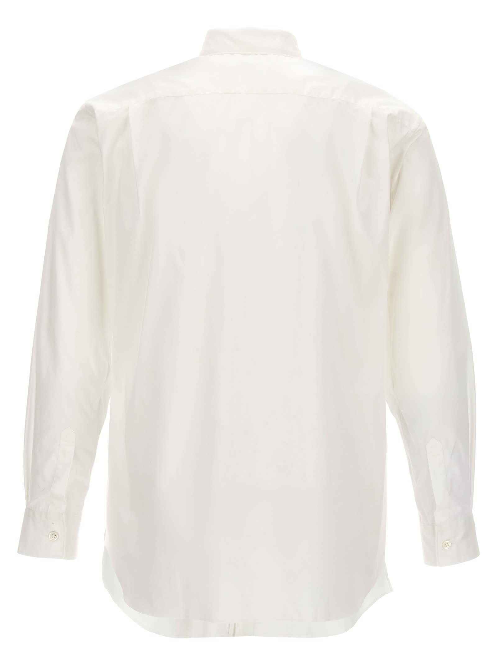 Shop Comme Des Garçons X Lacoste Shirt In White