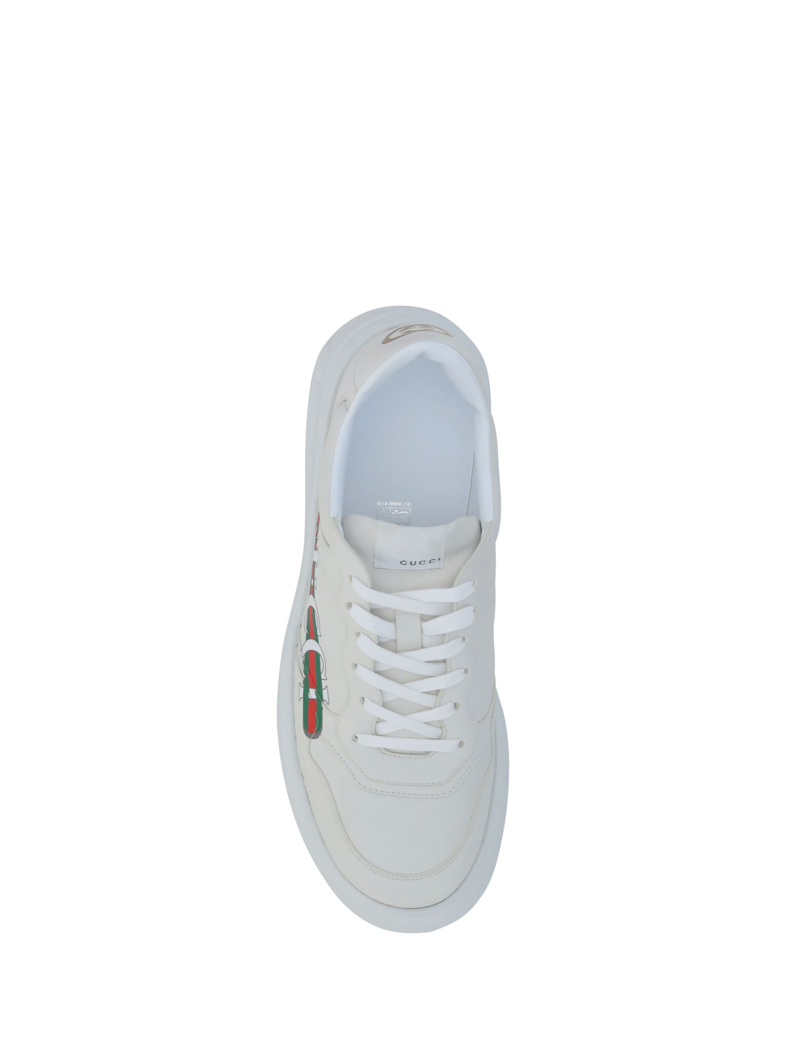 Gucci Sneakers In Great White/gr.white