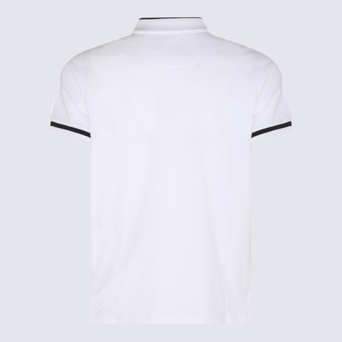 Shop Vivienne Westwood White And Black Cotton Polo Shirt