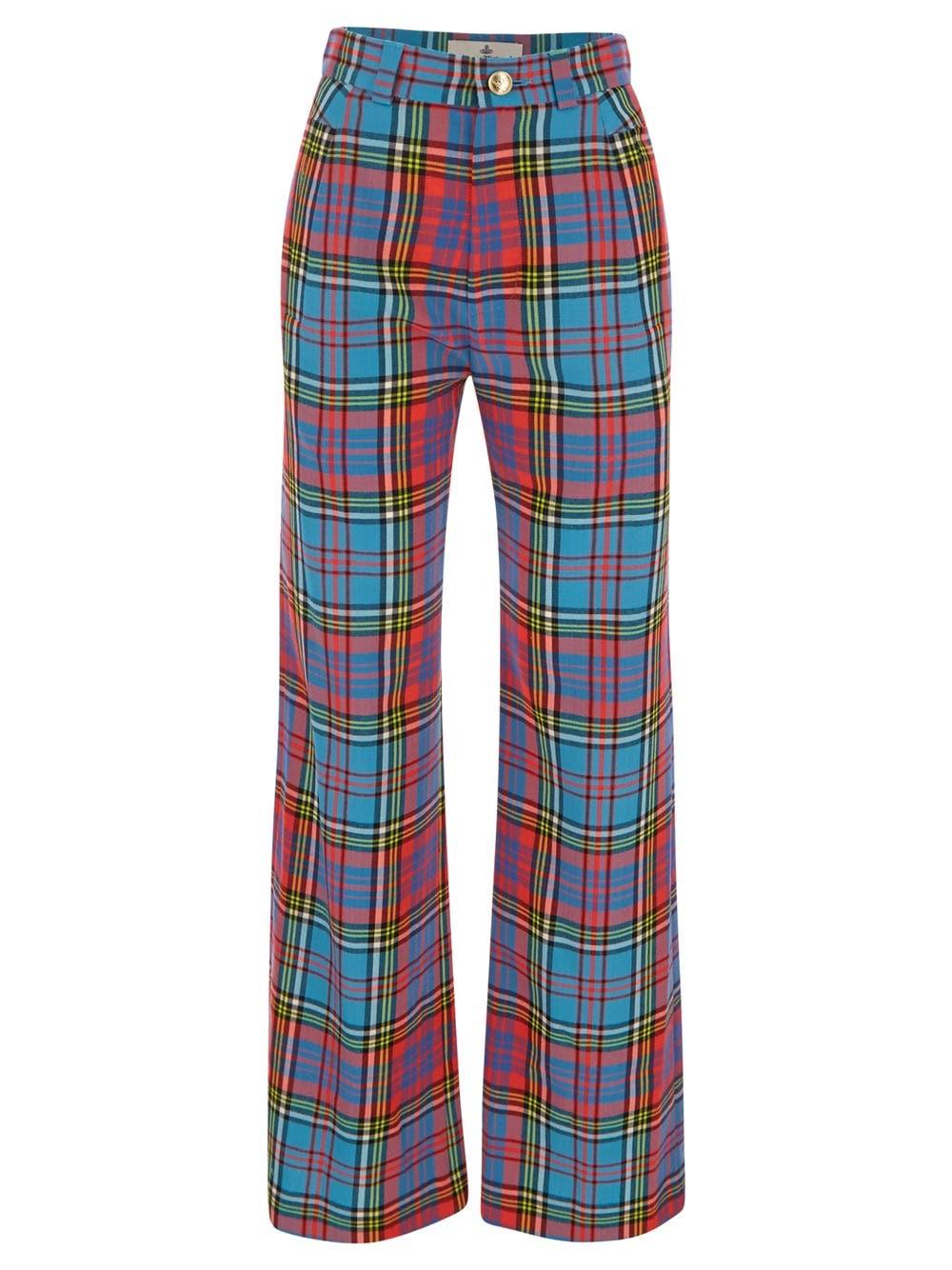 VIVIENNE WESTWOOD TARTAN TROUSERS