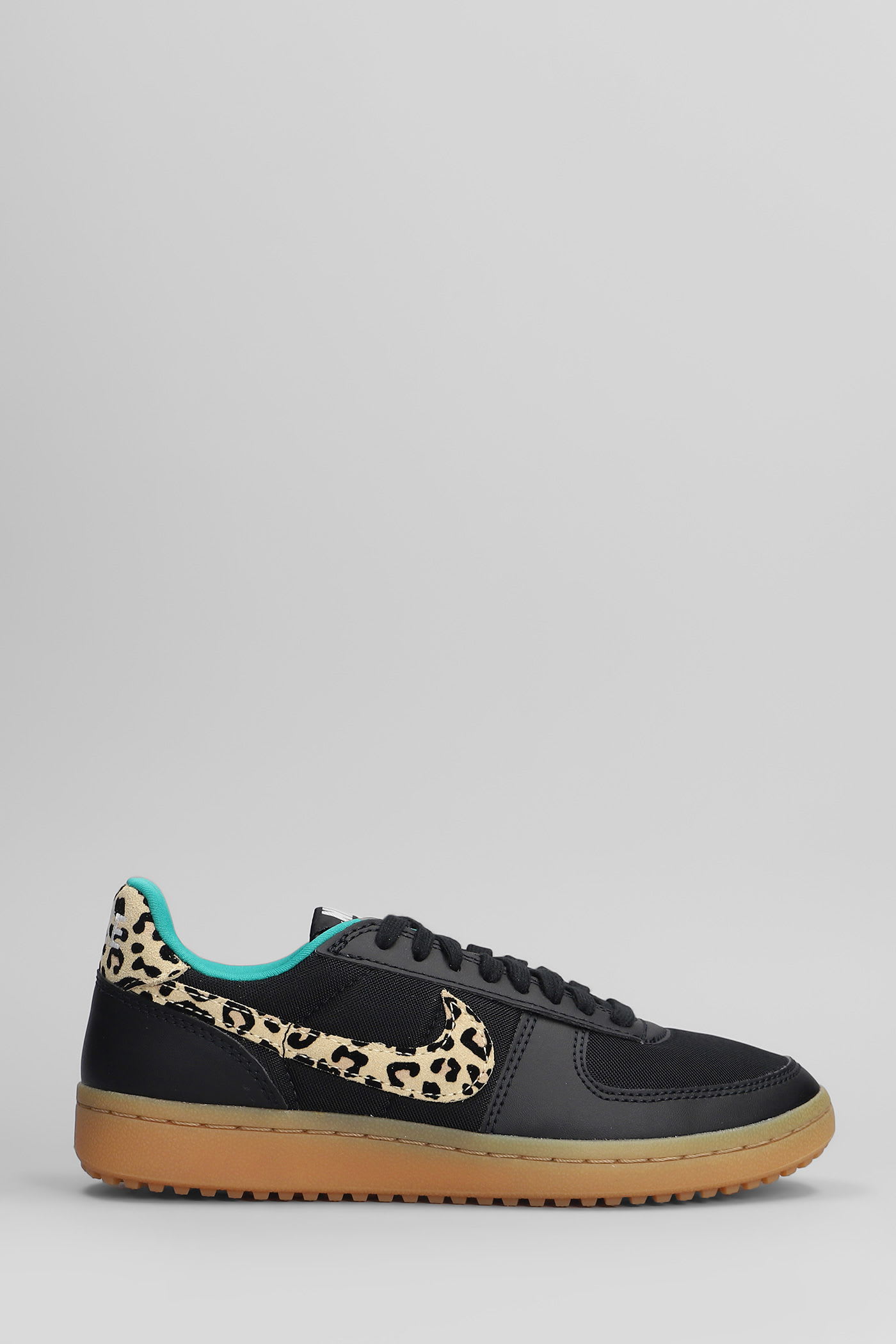 Nike Field General Se Sneakers In Black Leather And Fabric In Black