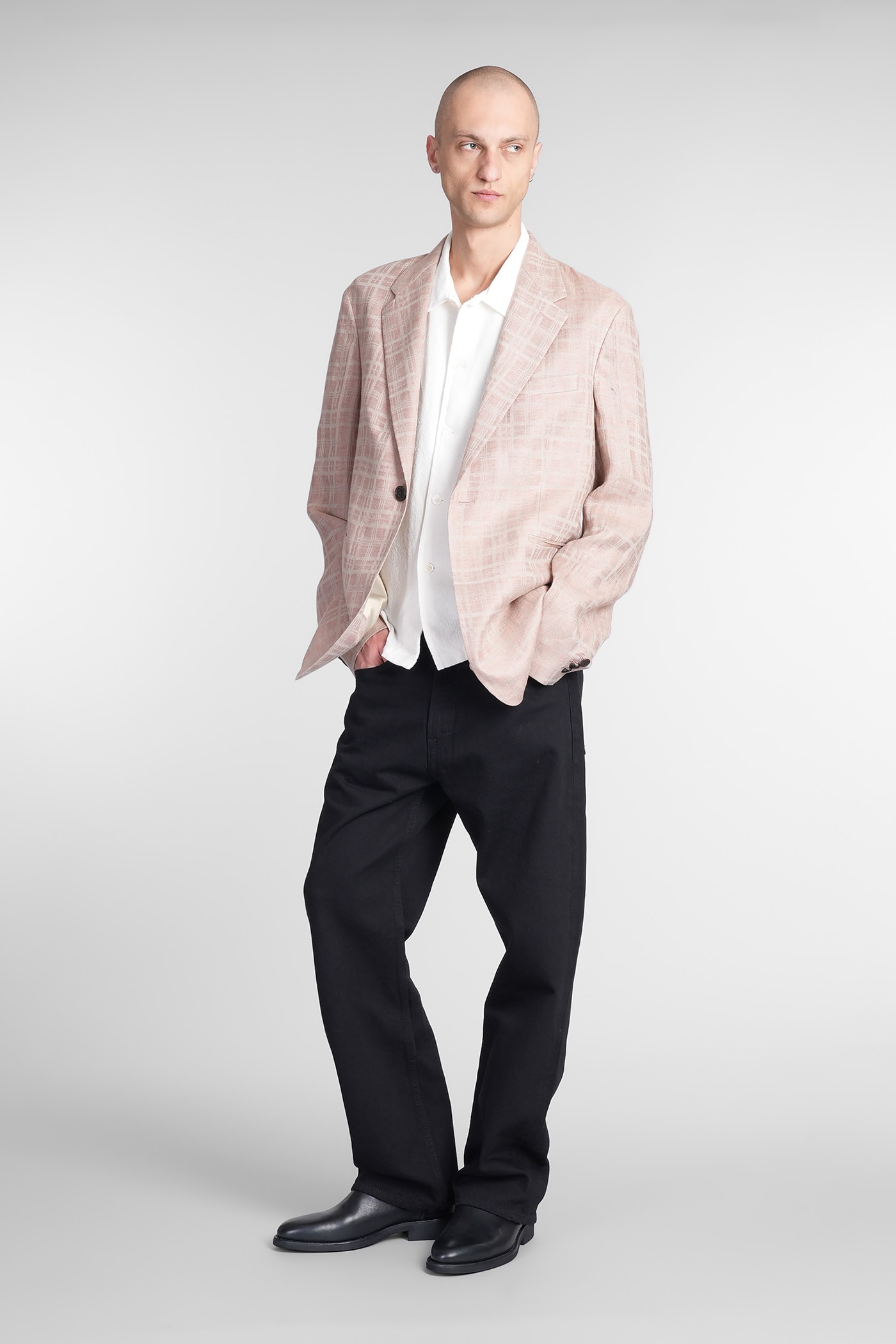 Our Legacy Unconstructed Shinjuku Blazer Clothing In Rose-pink