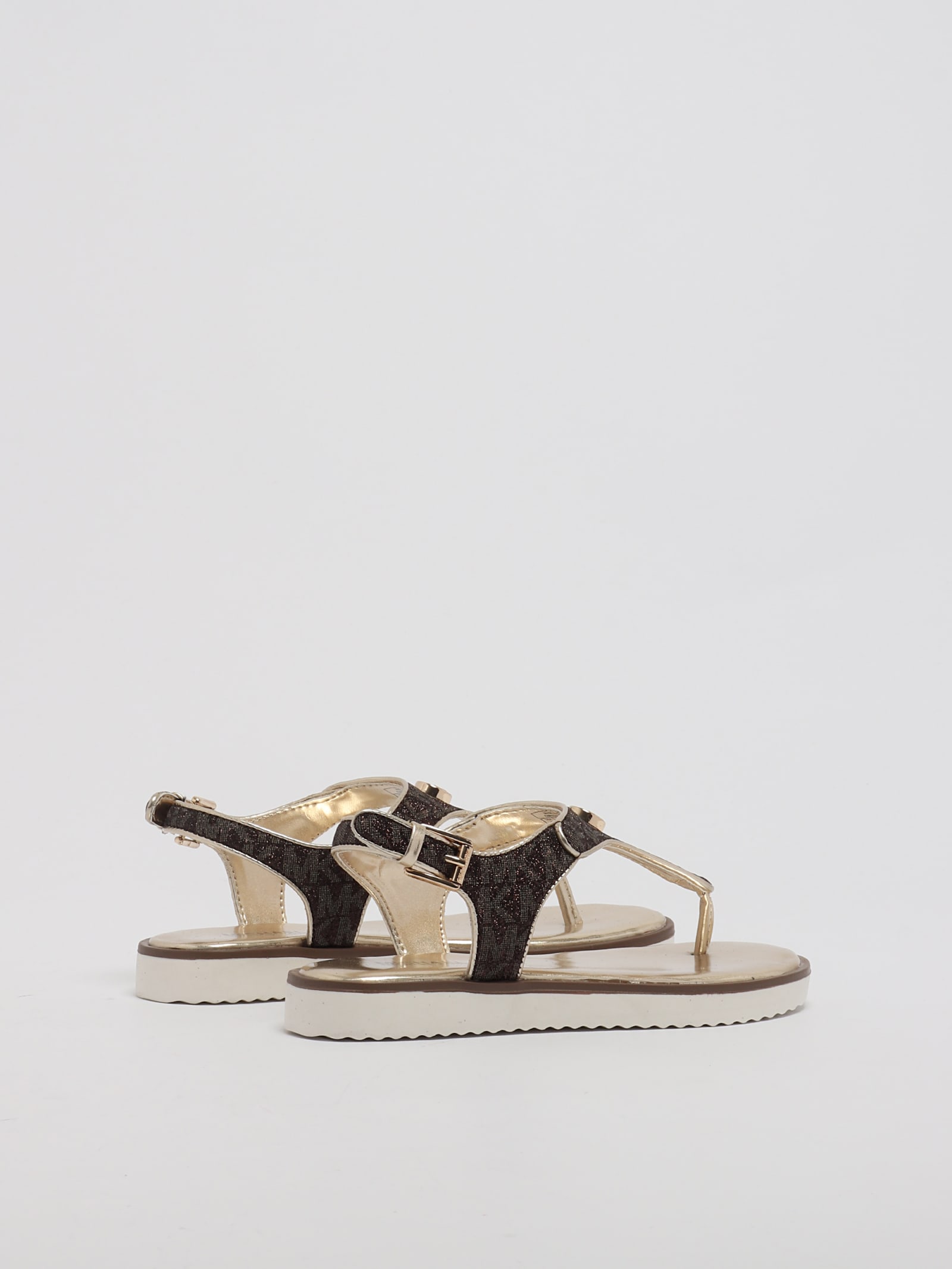 Shop Michael Kors Zahara Sandal In Nero