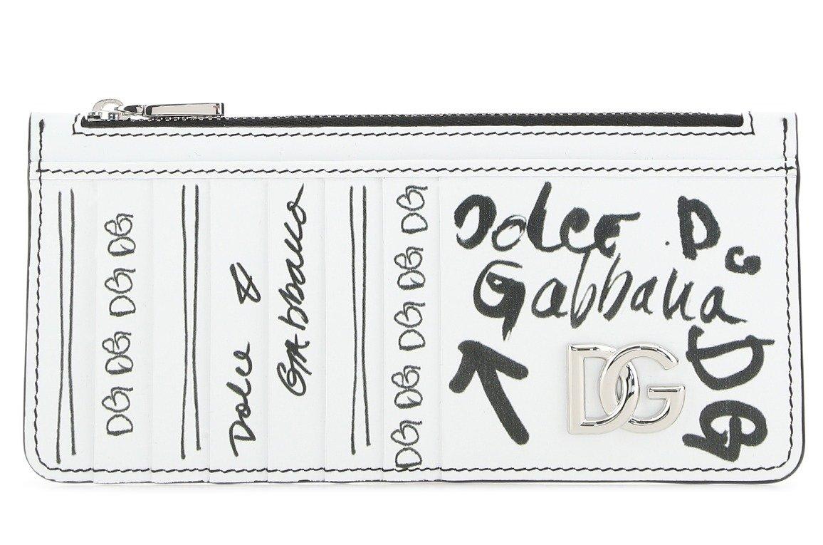 Dolce & Gabbana Graffiti-printed Zipped Cardholder