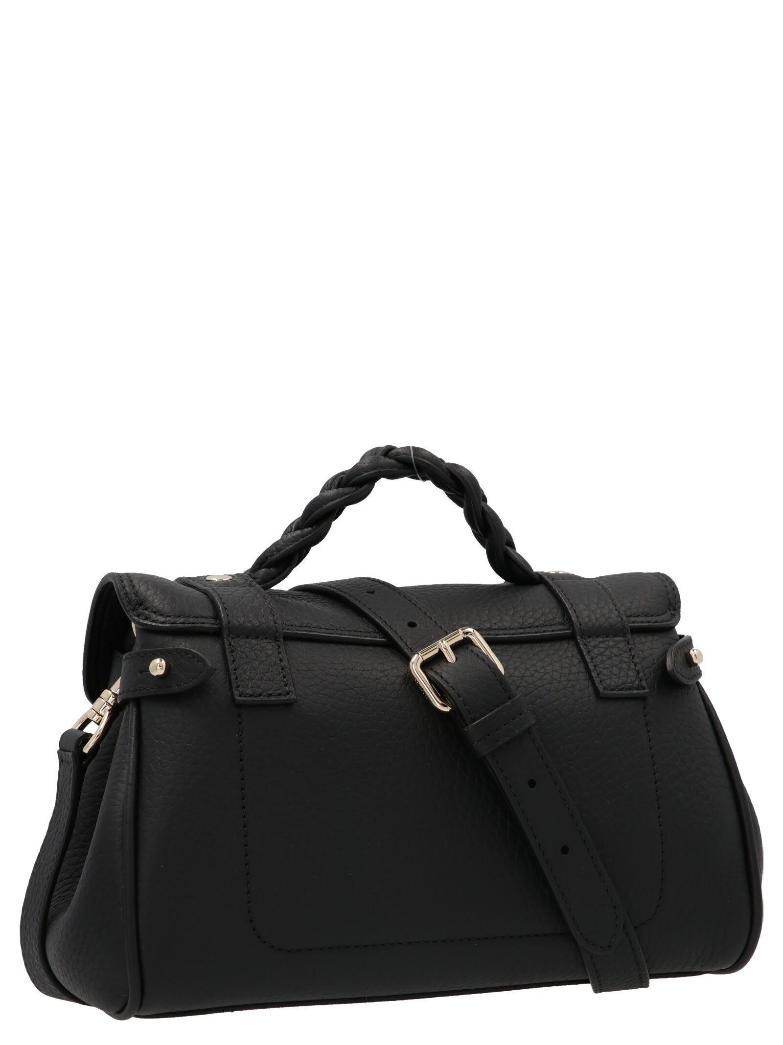 Shop Mulberry Alexa Mini Handbag In Black