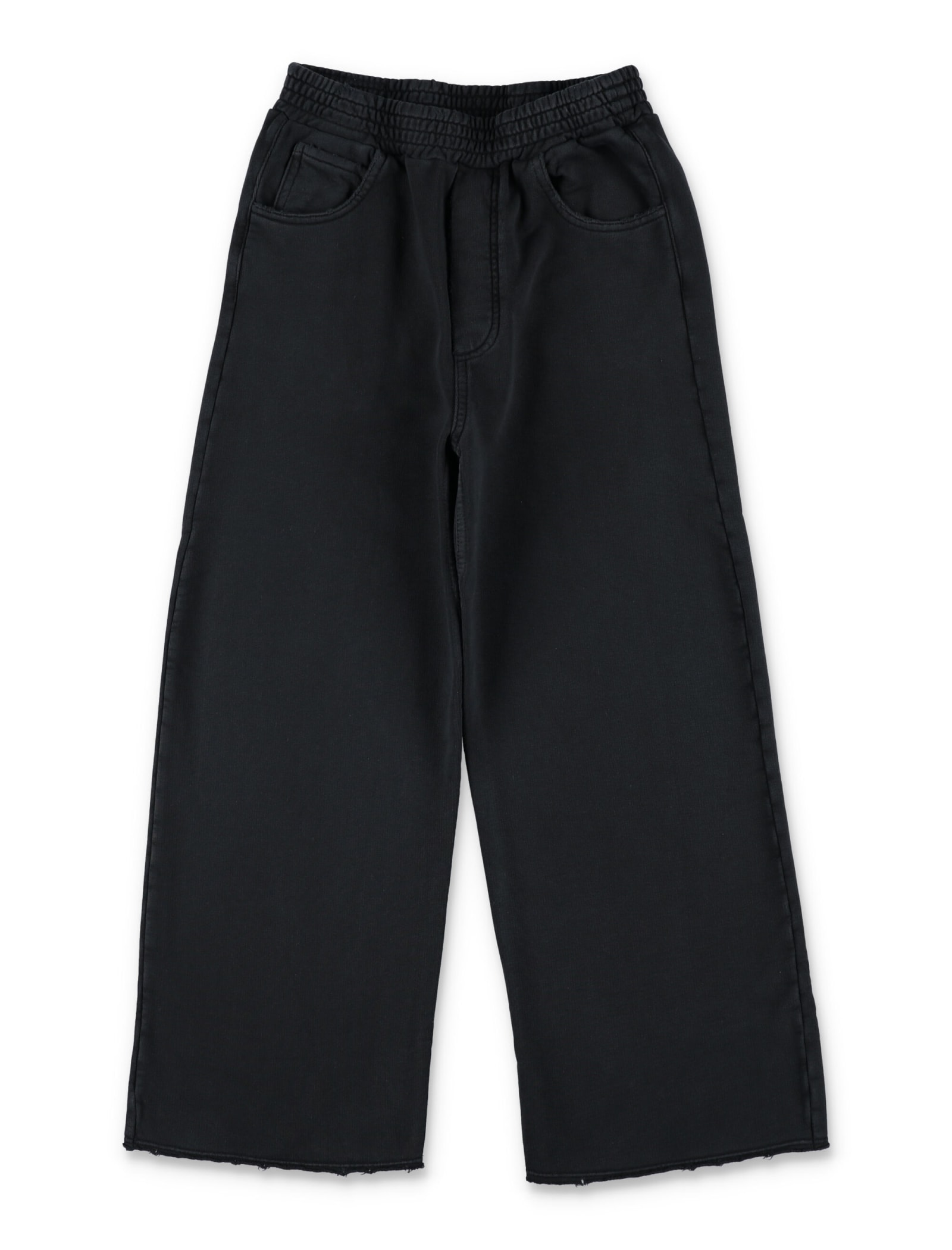 Mm6 Maison Margiela Kids' Fleece Pants In Black