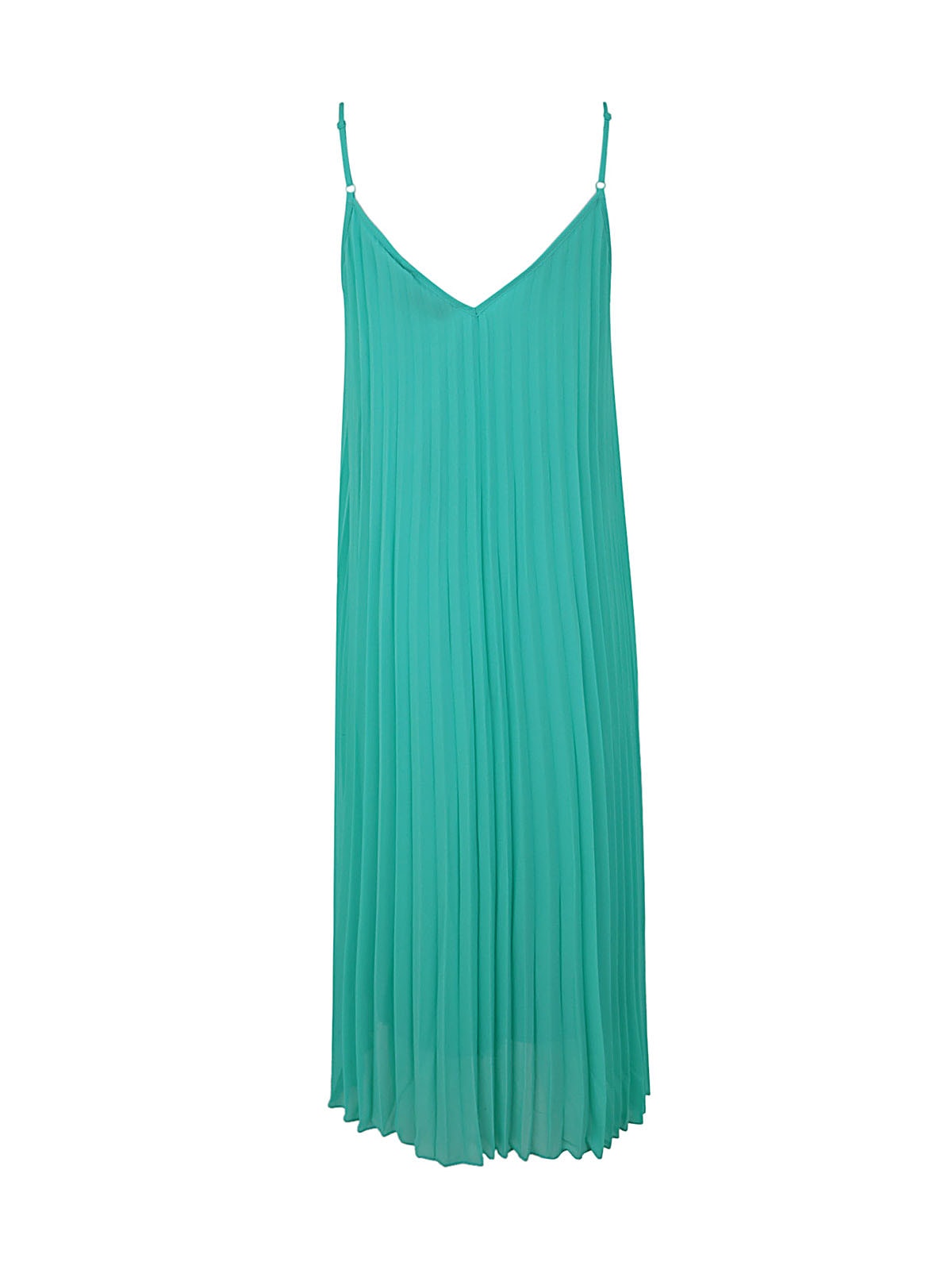 Essentiel Antwerp Fully-pleated Slip-on Dress In Turquoise | ModeSens