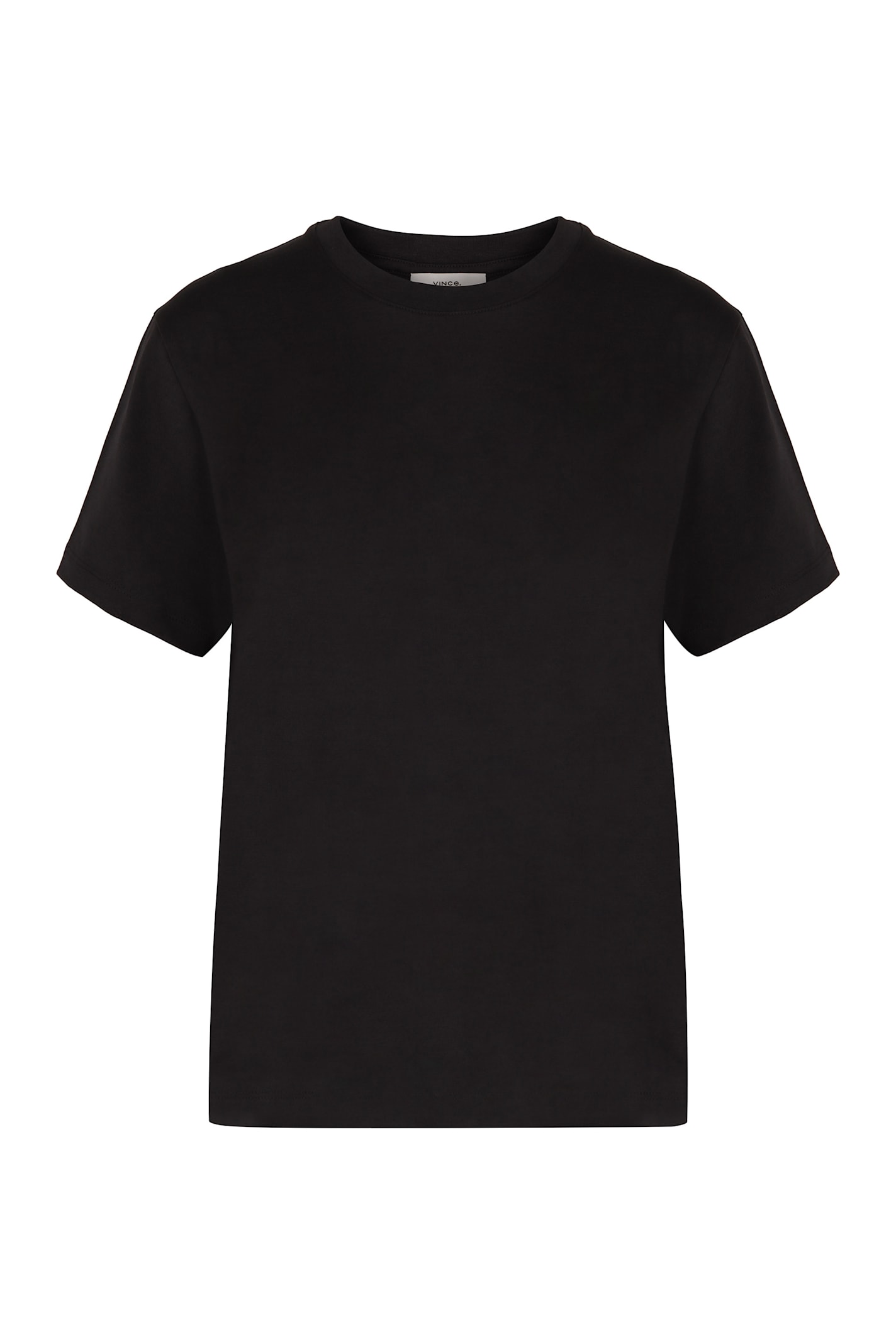 Vince T-shirt With Round Neck And Short Sleeves In Blue