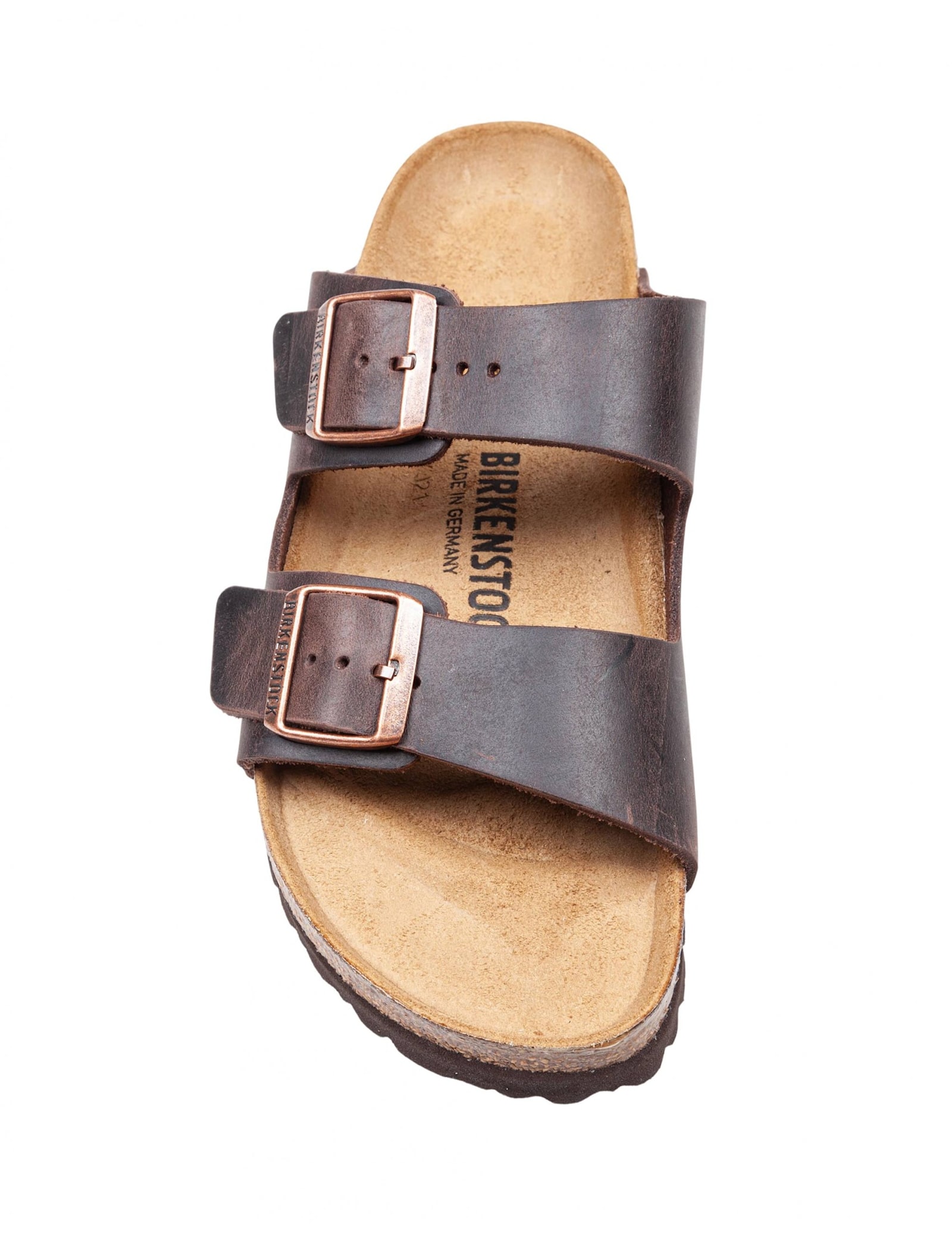 Arizona Sandal In Leather, Havana Color