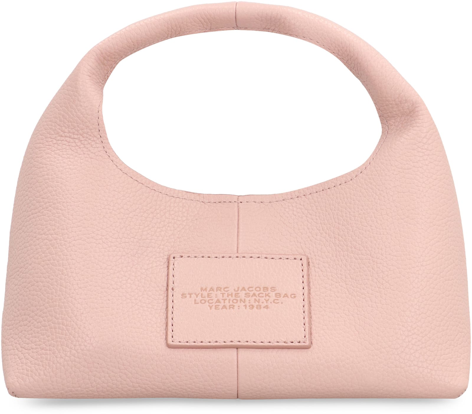 Shop Marc Jacobs The Mini Sack Bag Leather In Pink